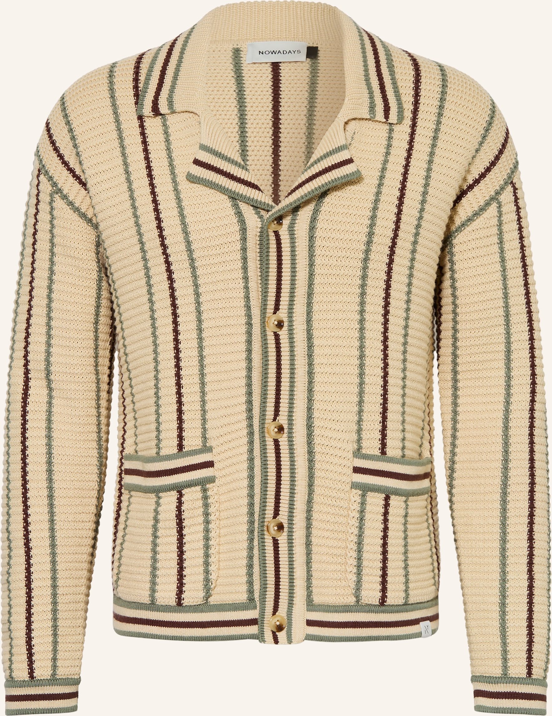 Nowadays Strickjacke beige