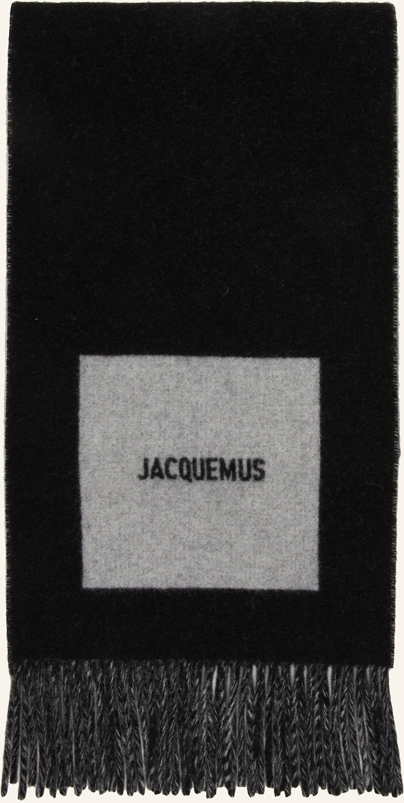 Jacquemus Schal Le Charpe Rond Carre schwarz