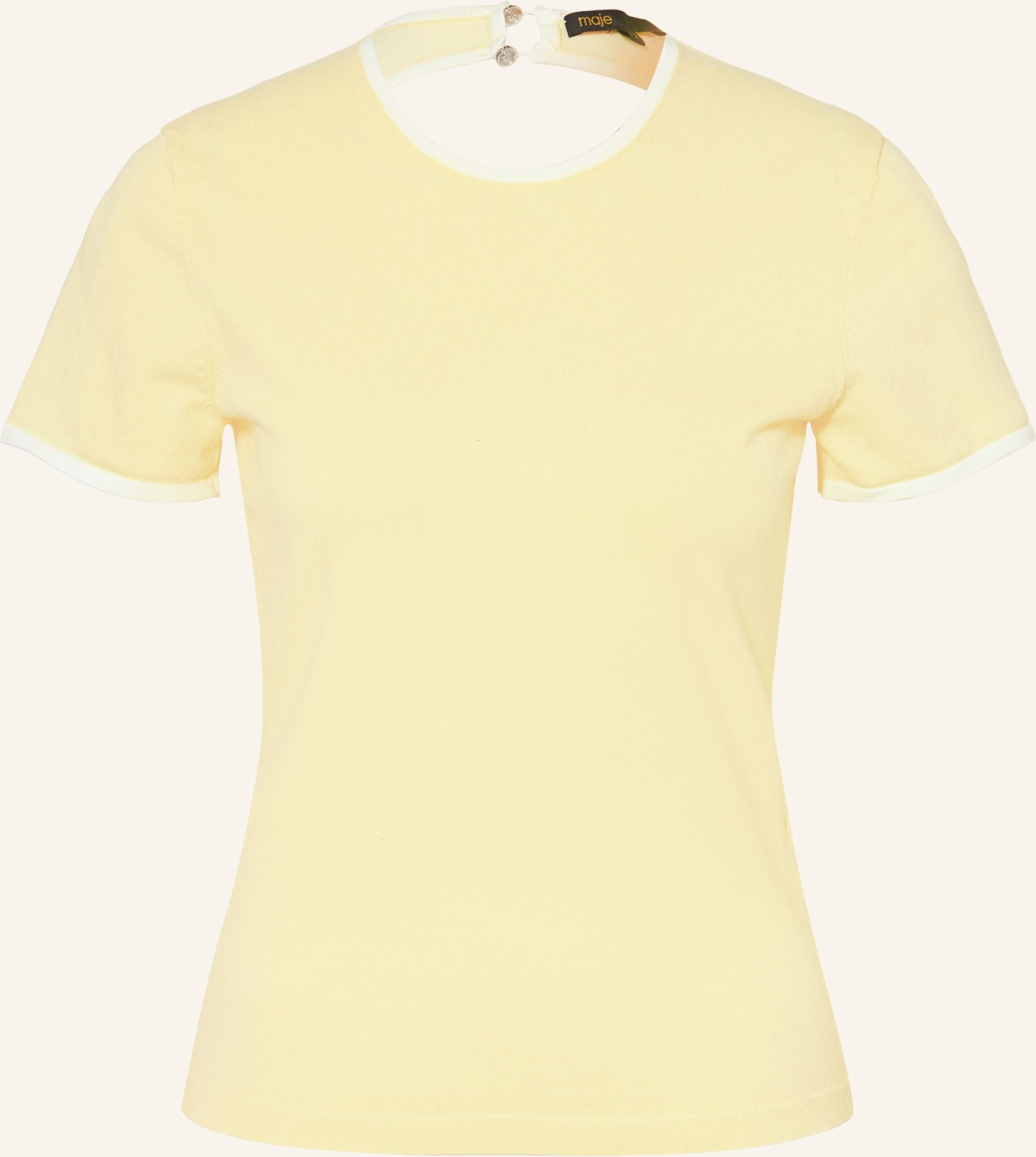 Maje Strickshirt gelb