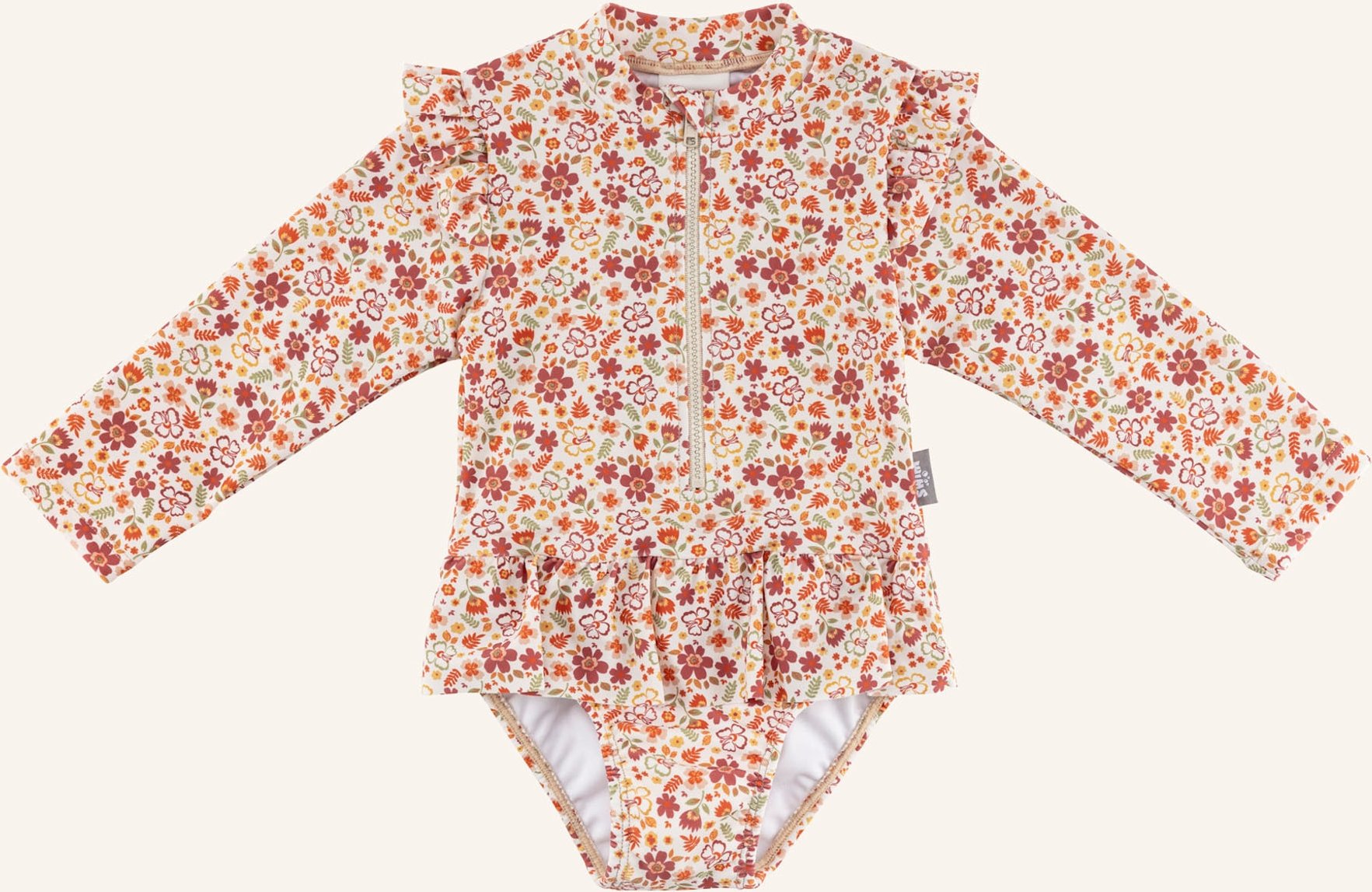 Sterntaler Badeanzug Blumen weiss