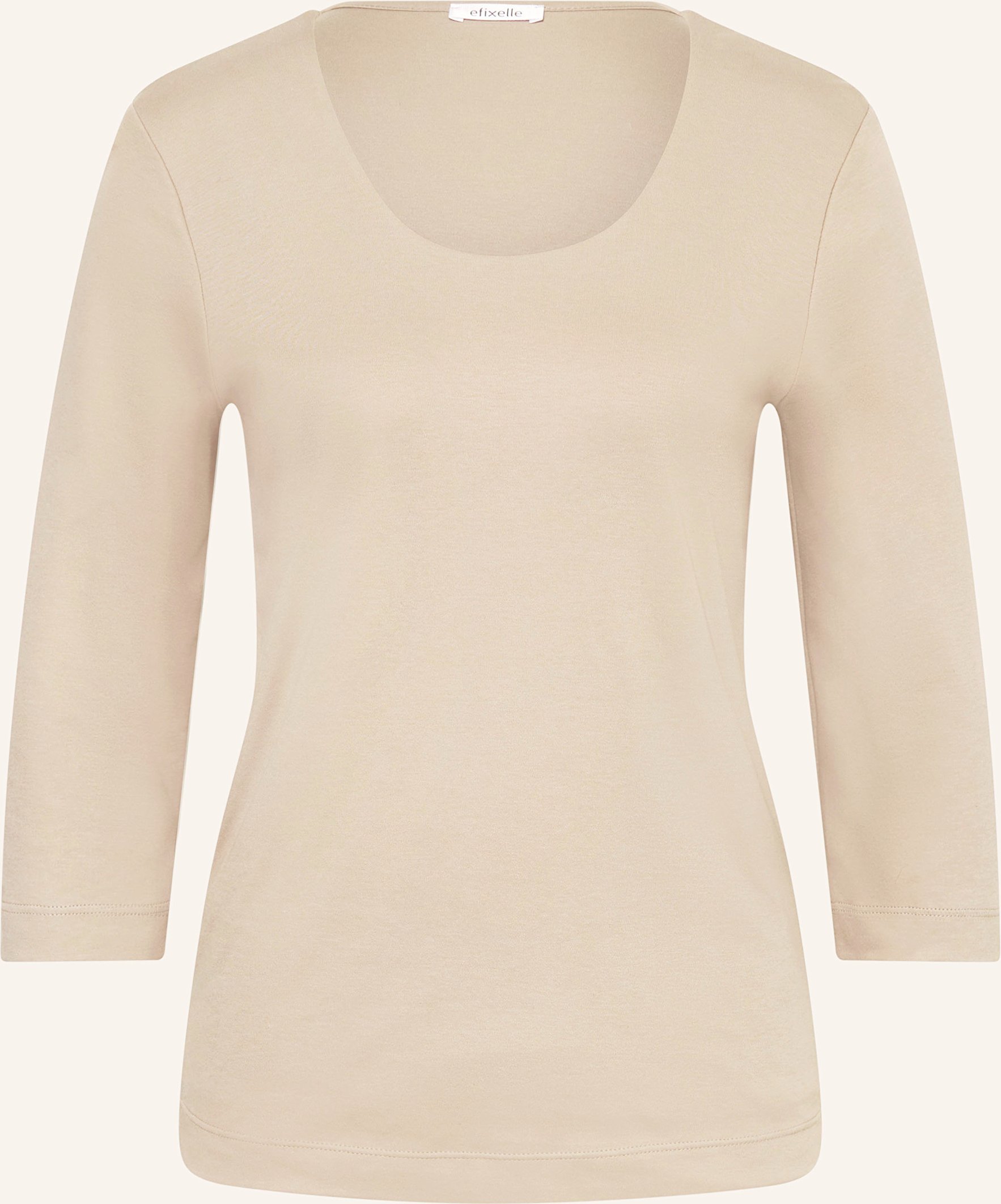 Efixelle Shirt Mit 3/4-Arm braun