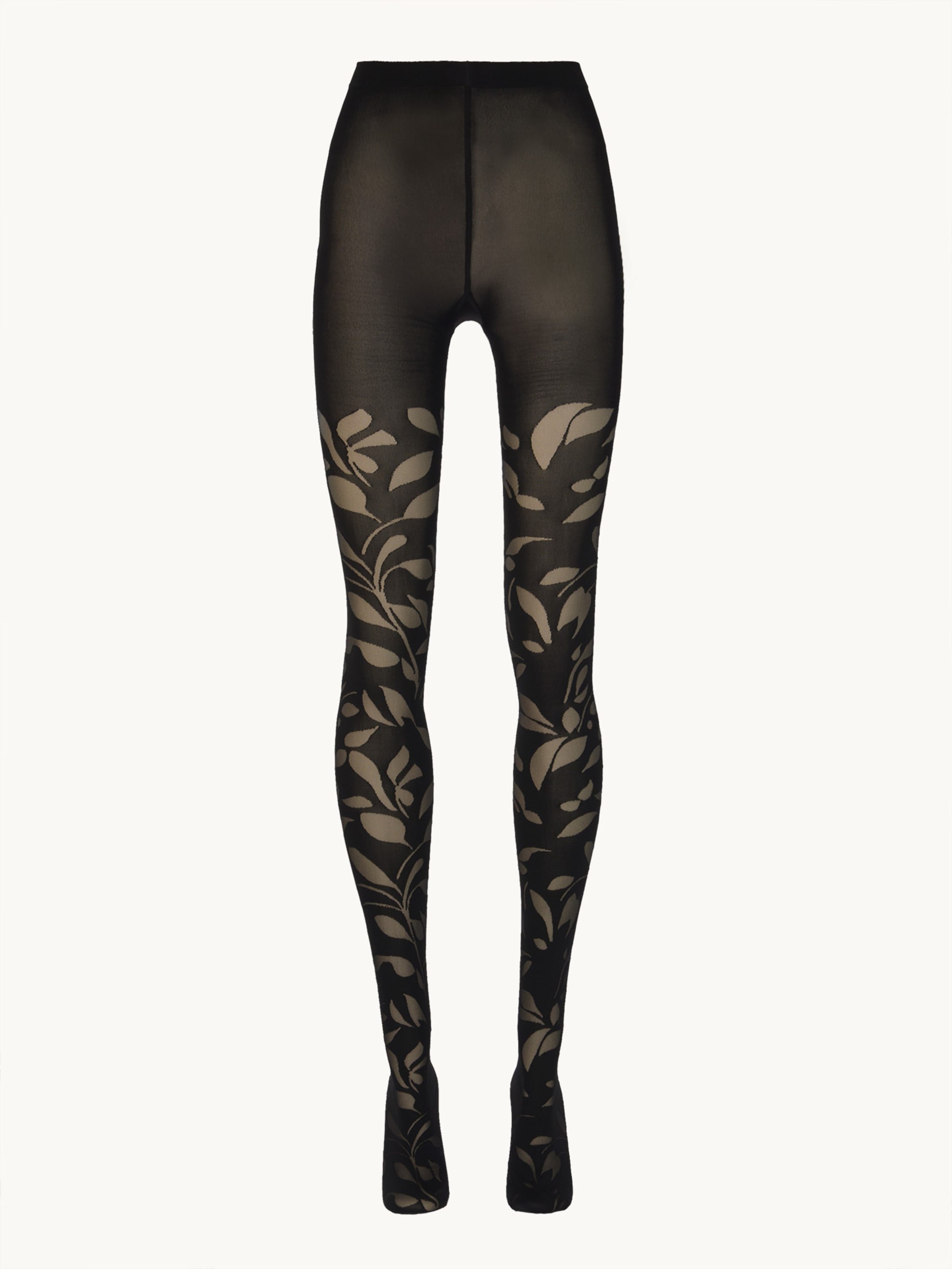 Wolford Strumpfhose Floral Tights schwarz