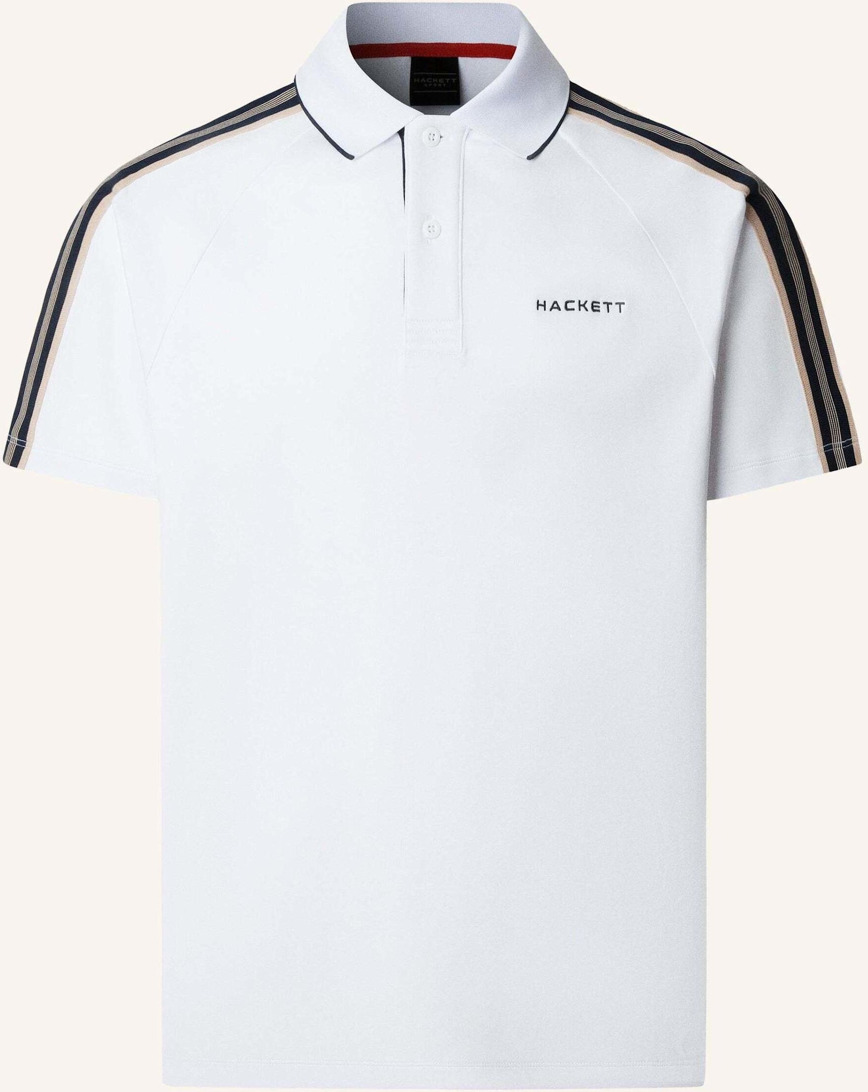 Hackett London Poloshirt Hs Tape Polo weiss