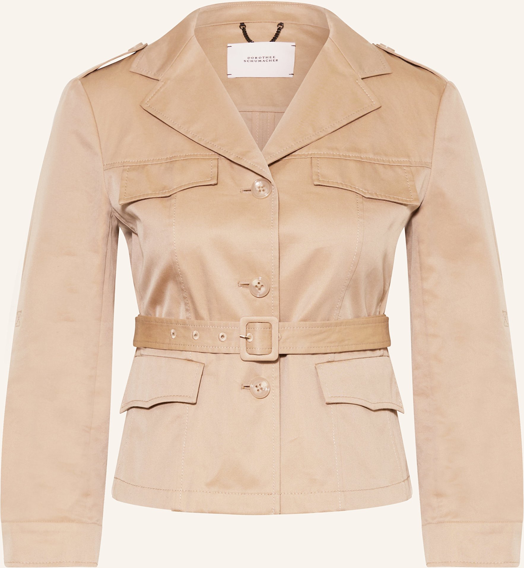 Dorothee Schumacher Jacke Luxury Layer beige