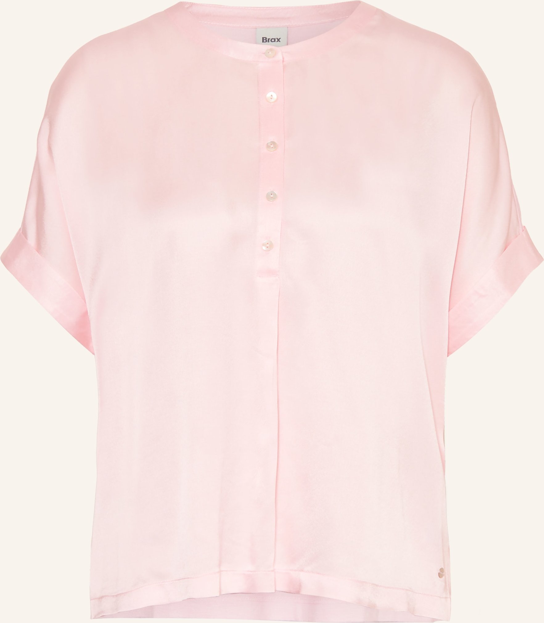 Brax Blusenshirt Claire Aus Satin rosa