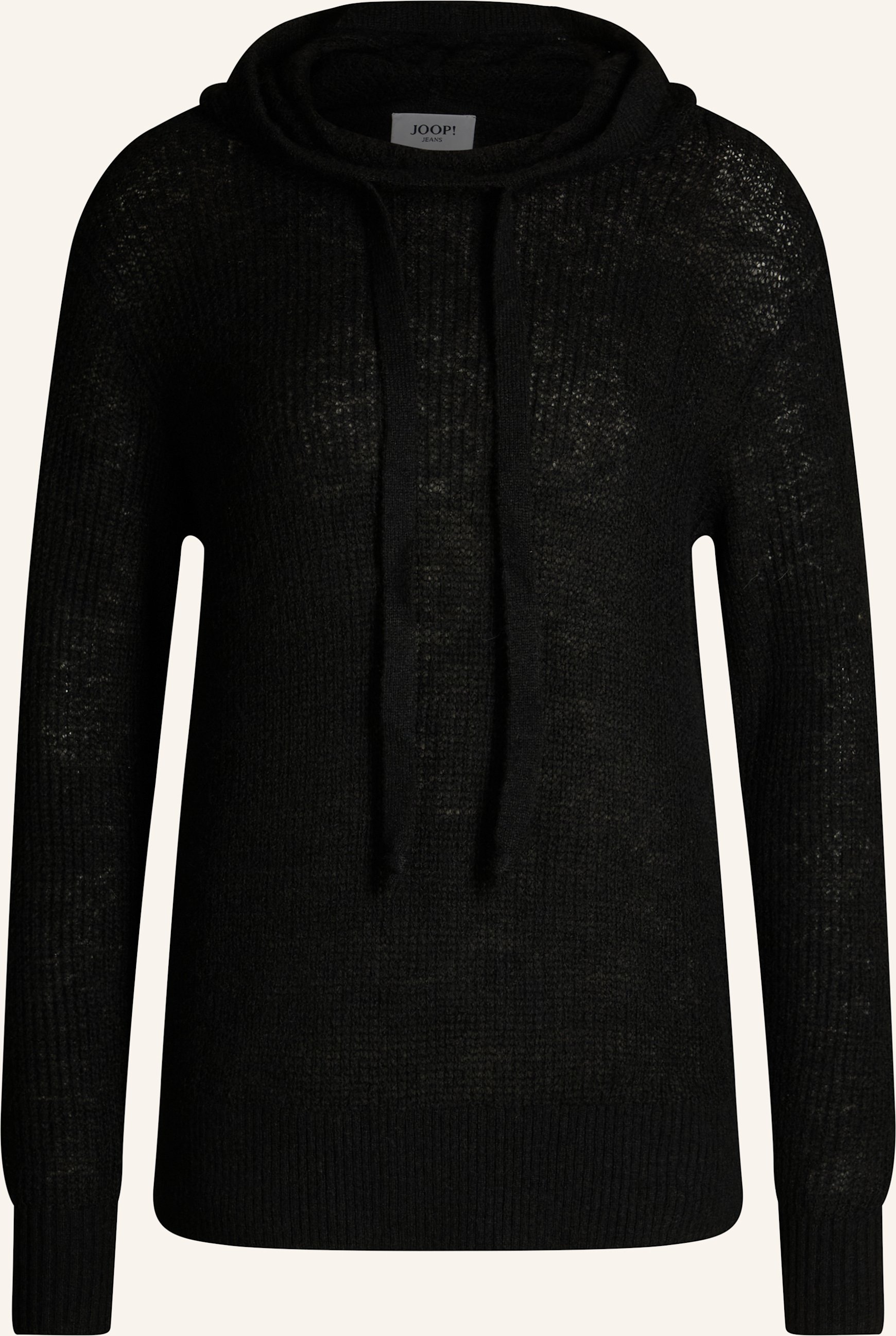 Joop! Jeans Strick-Hoodie schwarz