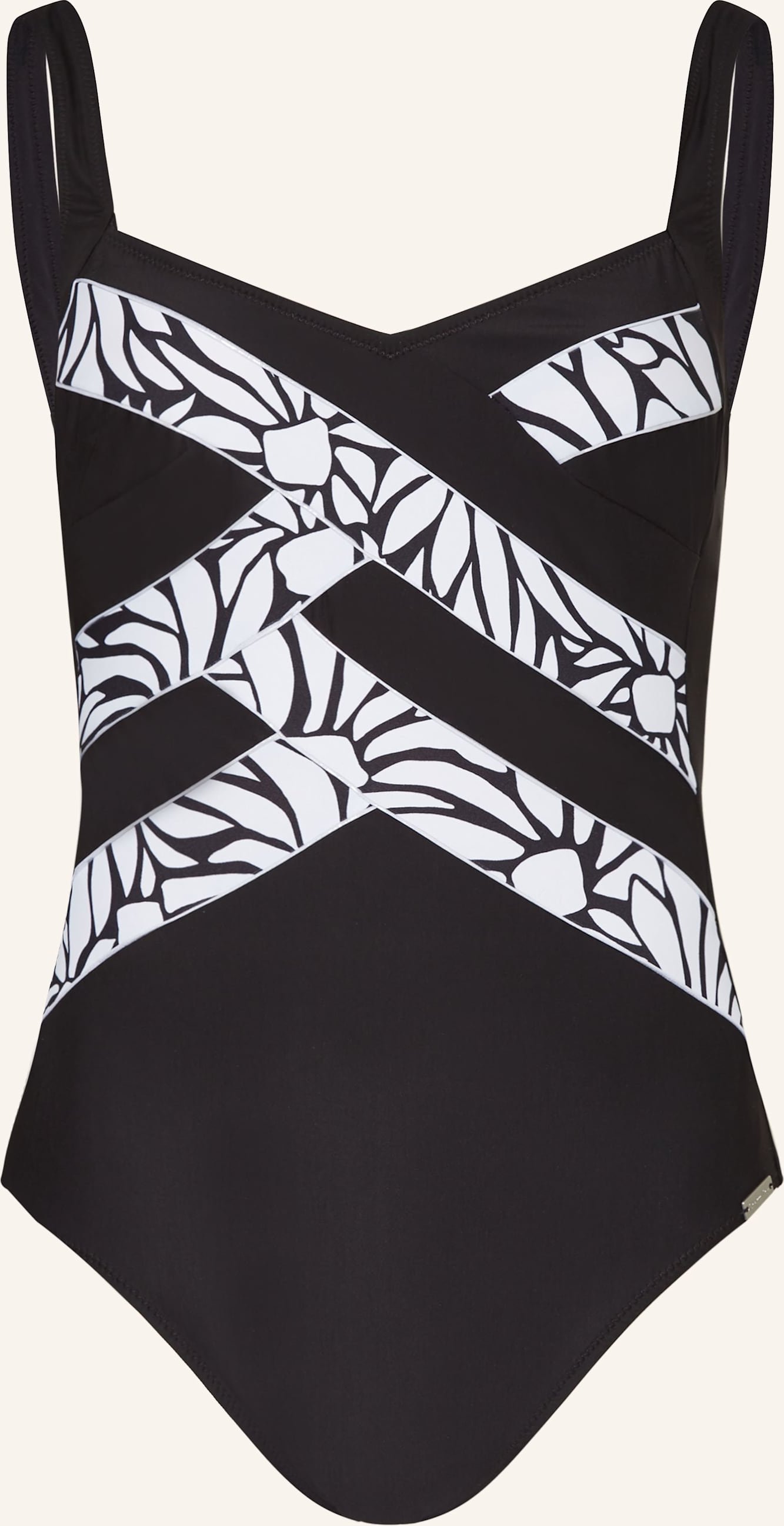 Charmline Shape-Badeanzug Marguerite Sky schwarz