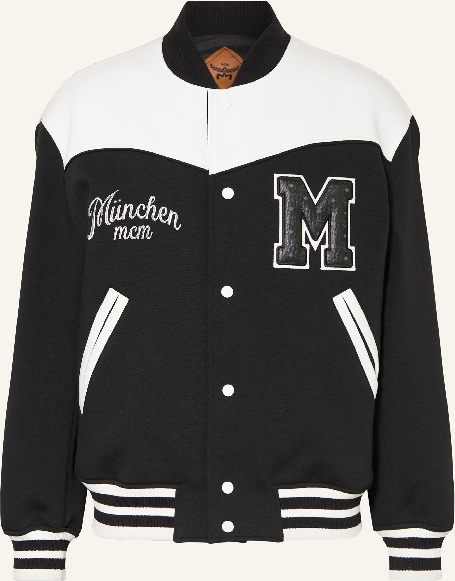 Mcm College-Jacke schwarz