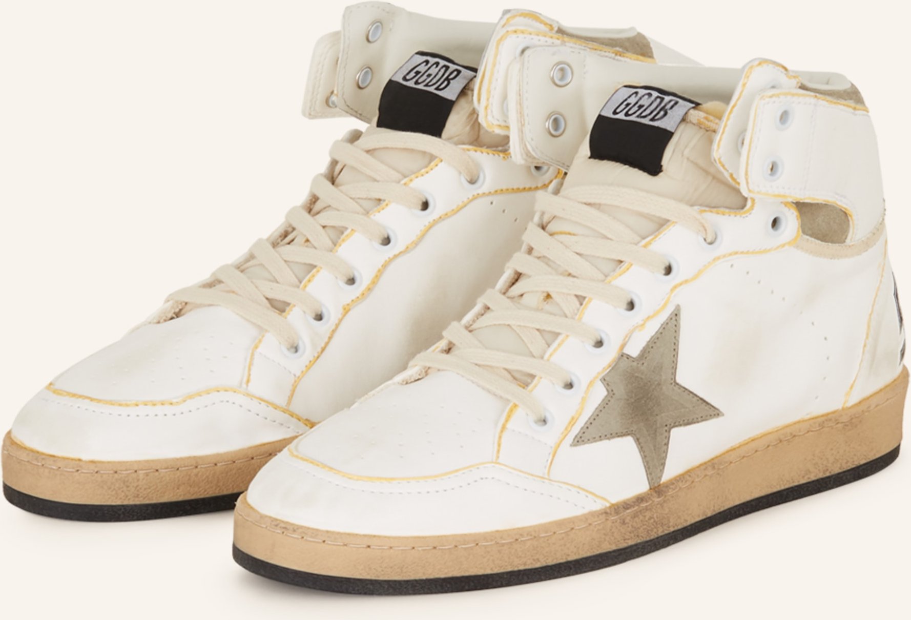 Golden Goose Hightop-Snealer Sky Star weiss