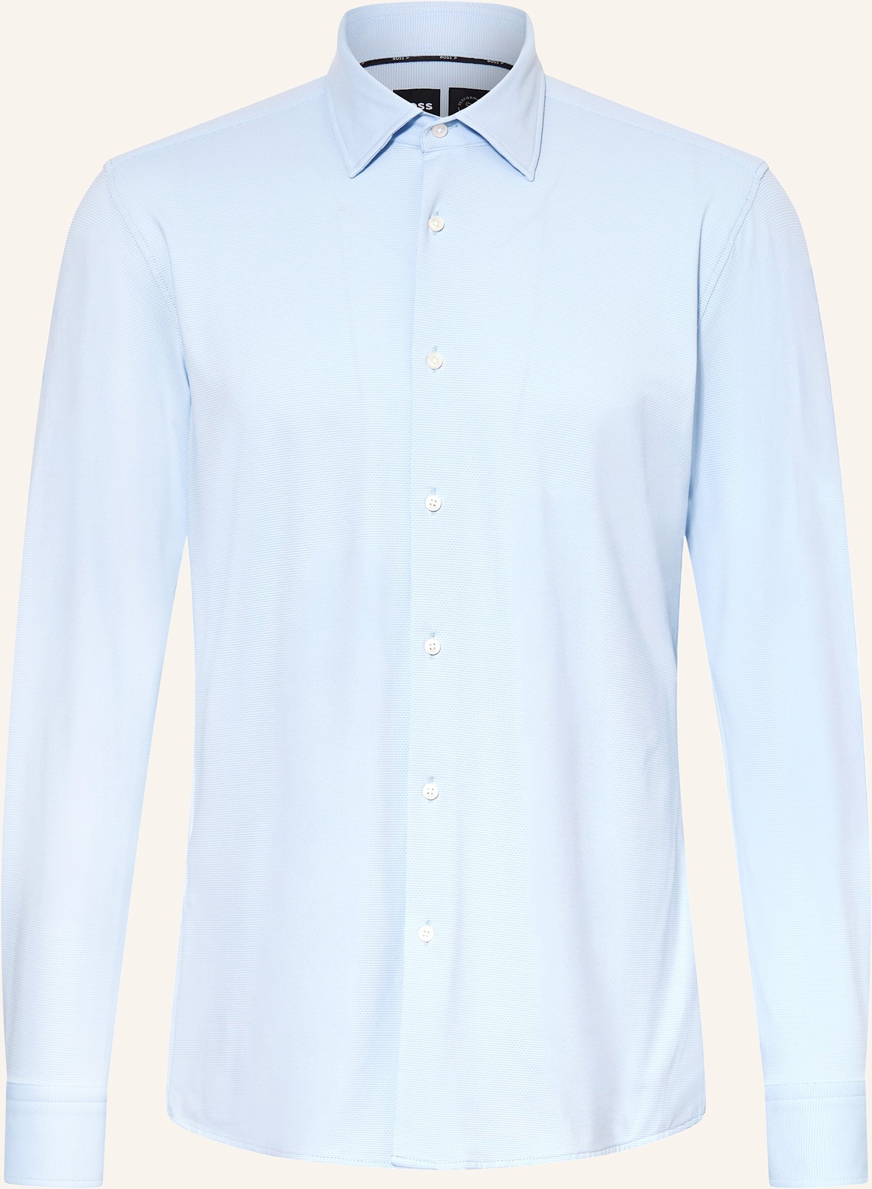 Thumbnail - Boss Jerseyhemd Hank Slim Fit blau