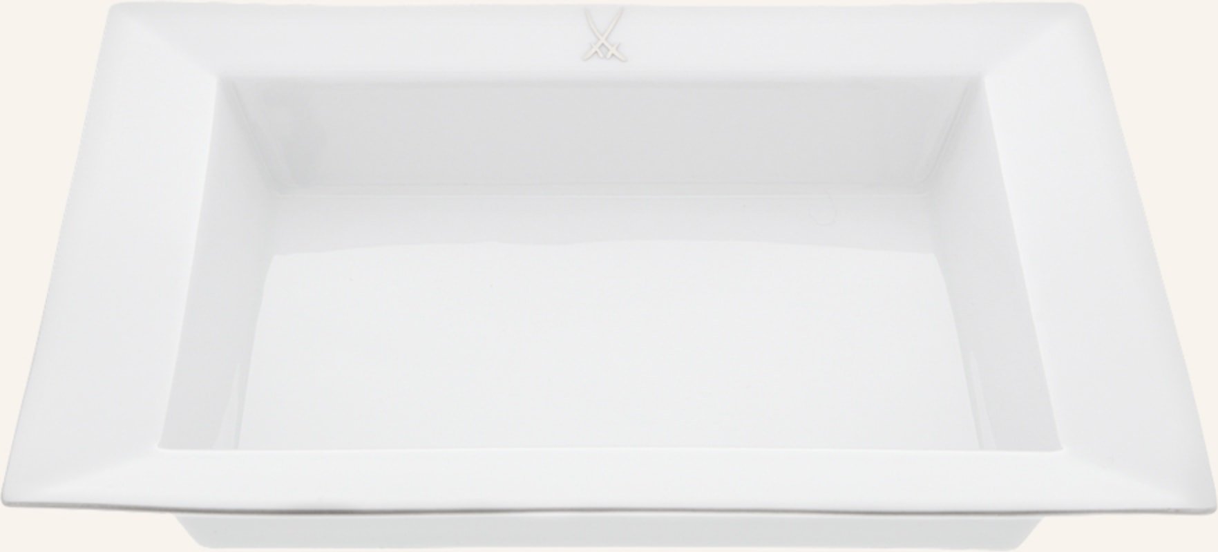 Meissen Porzellan-Manufaktur Schale Markenzeichen Meissen weiss