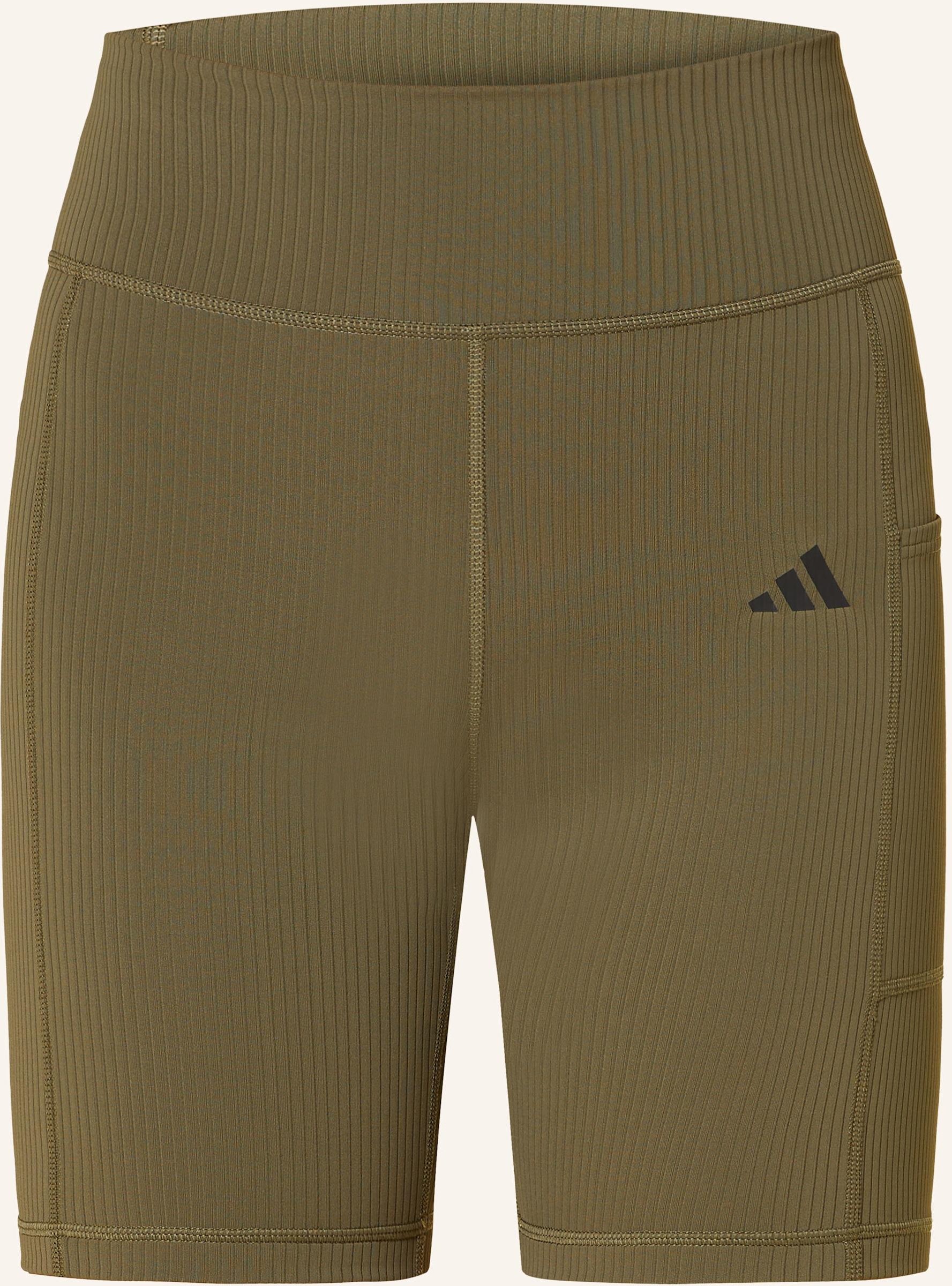 Adidas Trainingsshorts Optime Rib braun