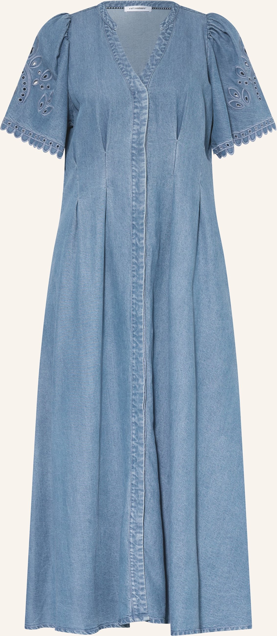 Co'couture Kleid In Jeansoptik blau