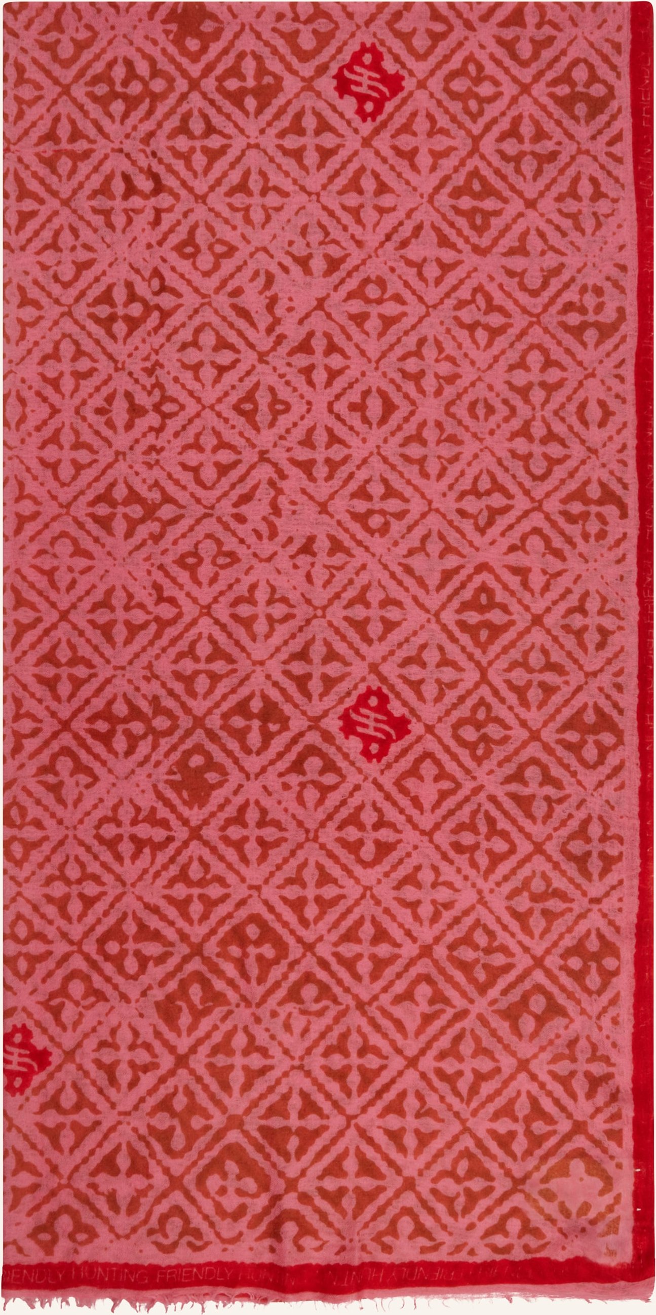 Friendly Hunting Cashmere-Schal Eyes Of Marrakesh rot