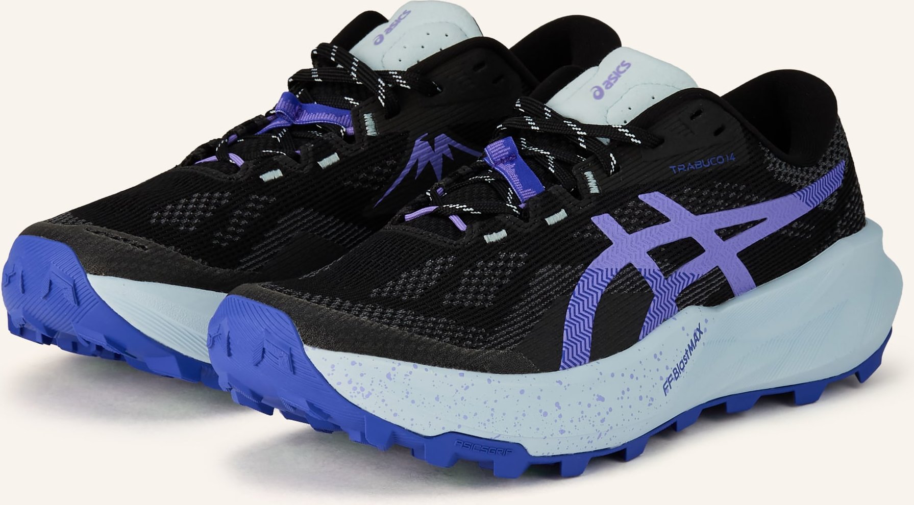 Asics Trailrunning-Schuhe Trabuco 14 schwarz