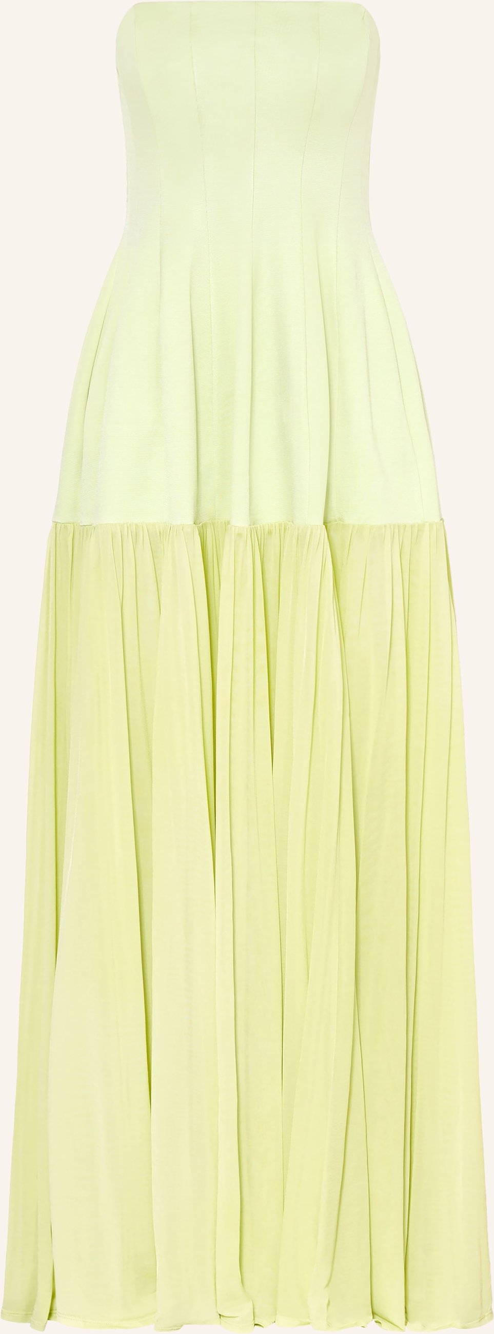 Simkhai Off-Shoulder-Kleid Im Materialmix gruen