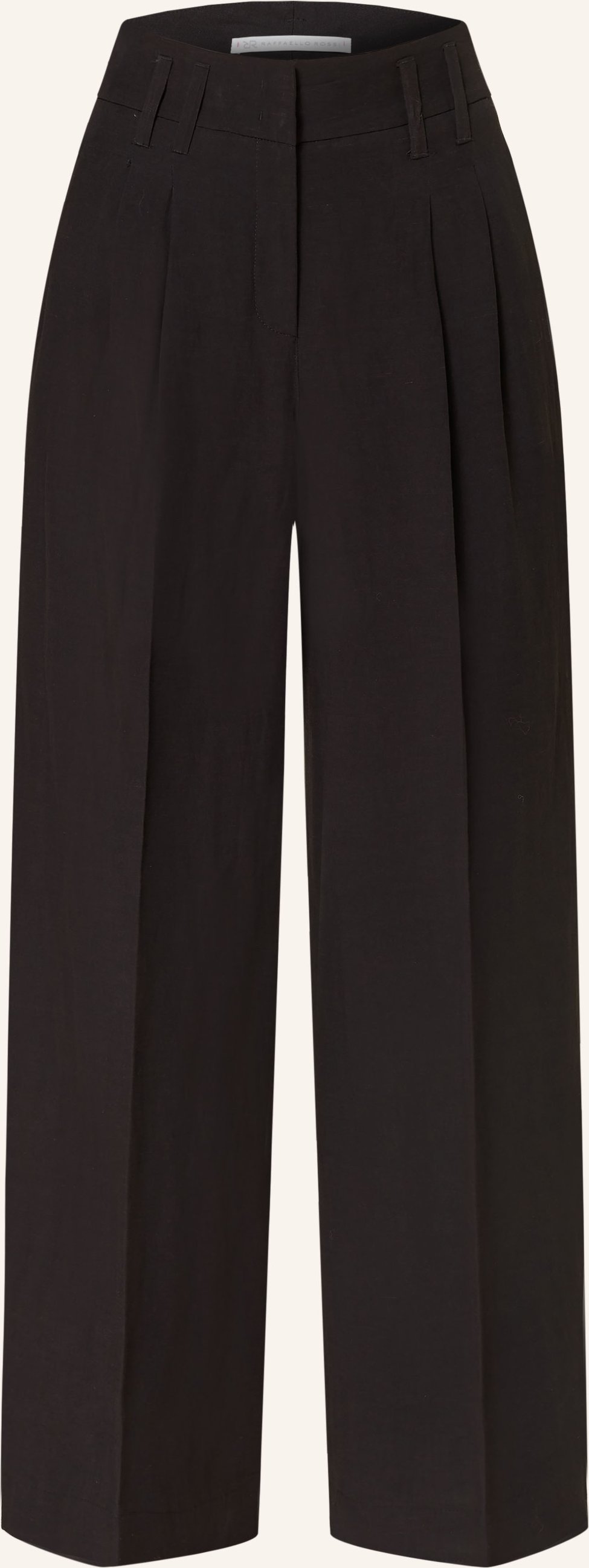 Raffaello Rossi Hose Mayla Mit Leinen schwarz