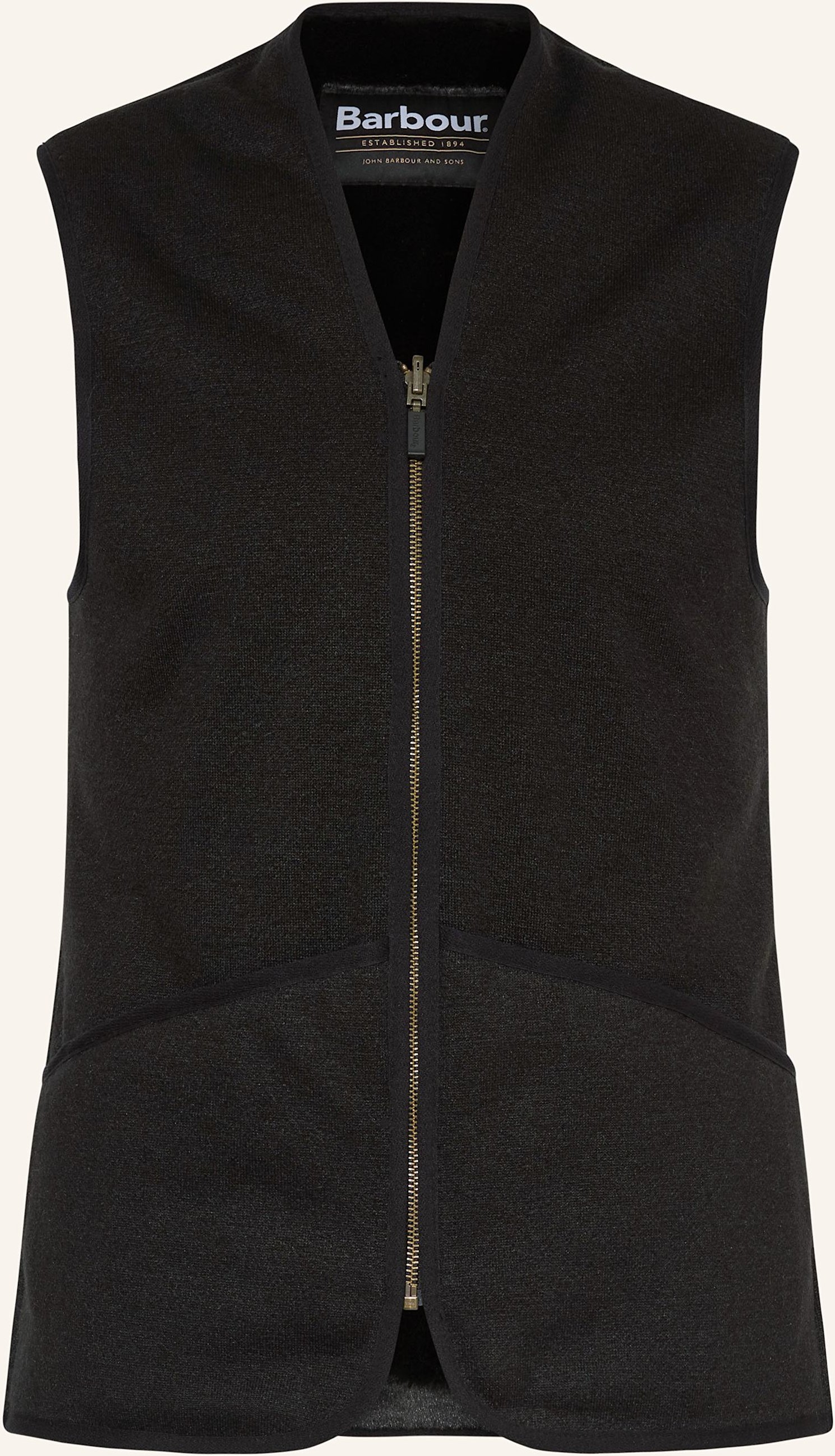 Thumbnail - Barbour Weste Warm Pile schwarz