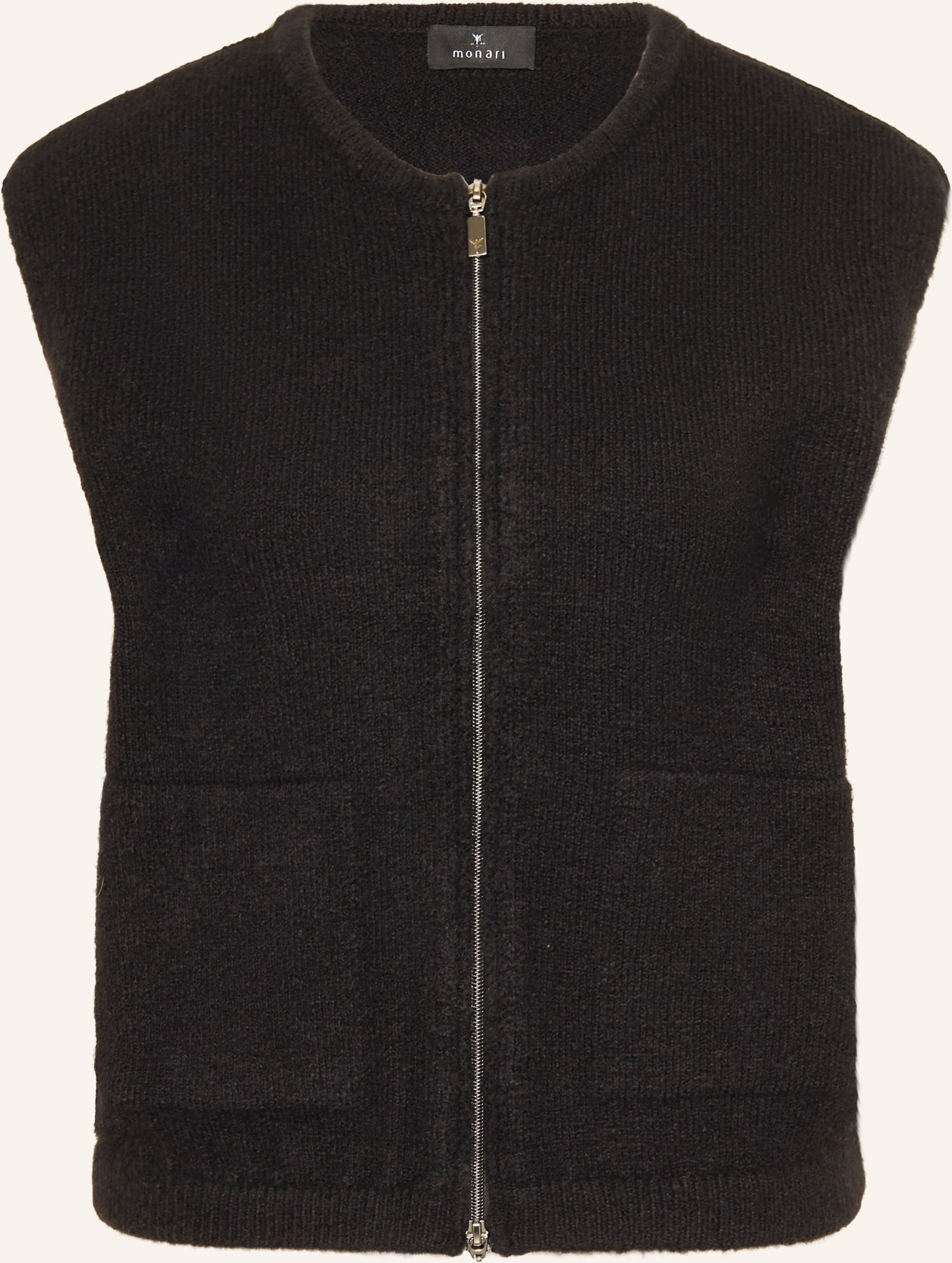 Monari Strickweste schwarz