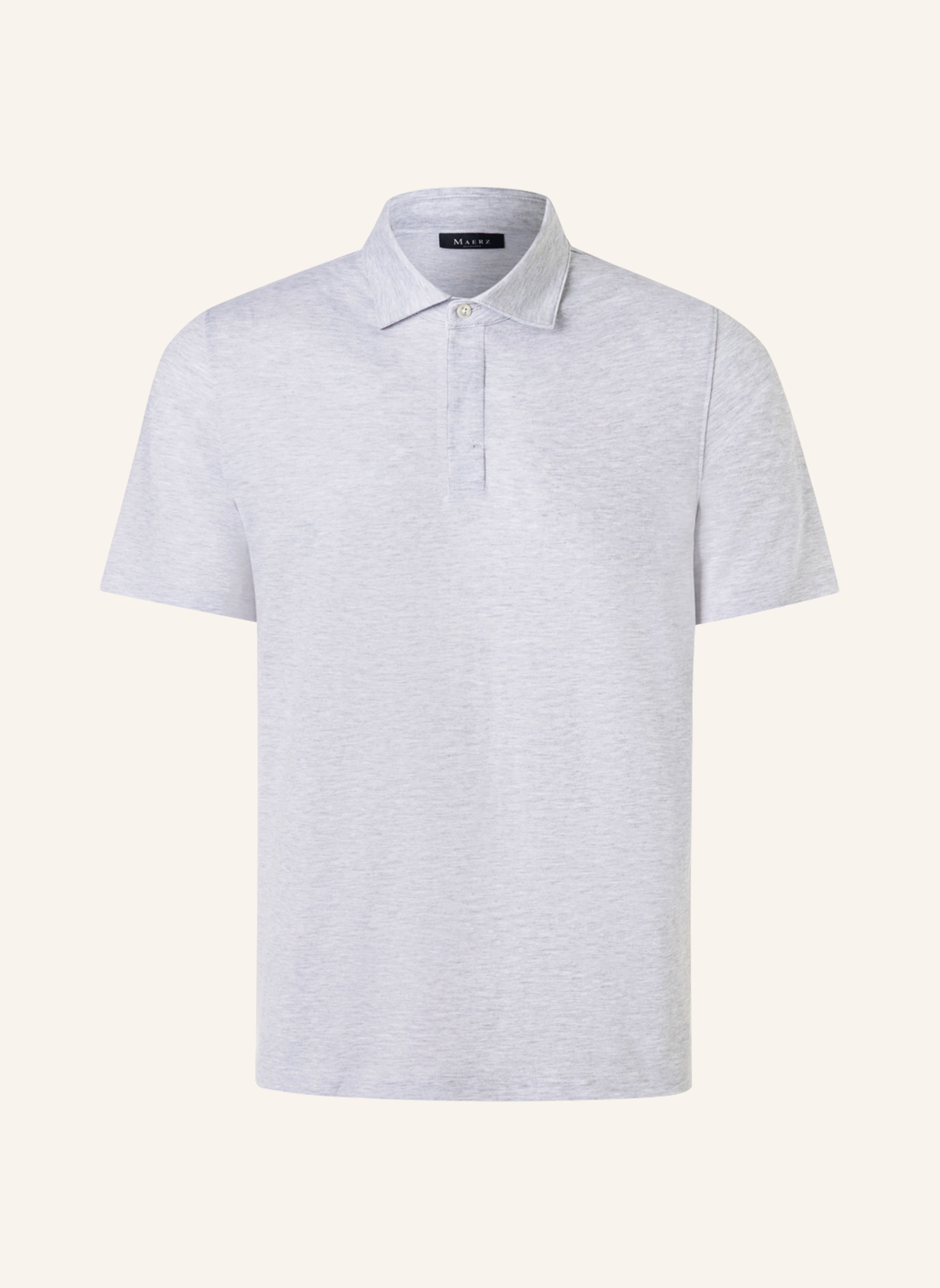 Maerz Muenchen Piqué-Poloshirt grau