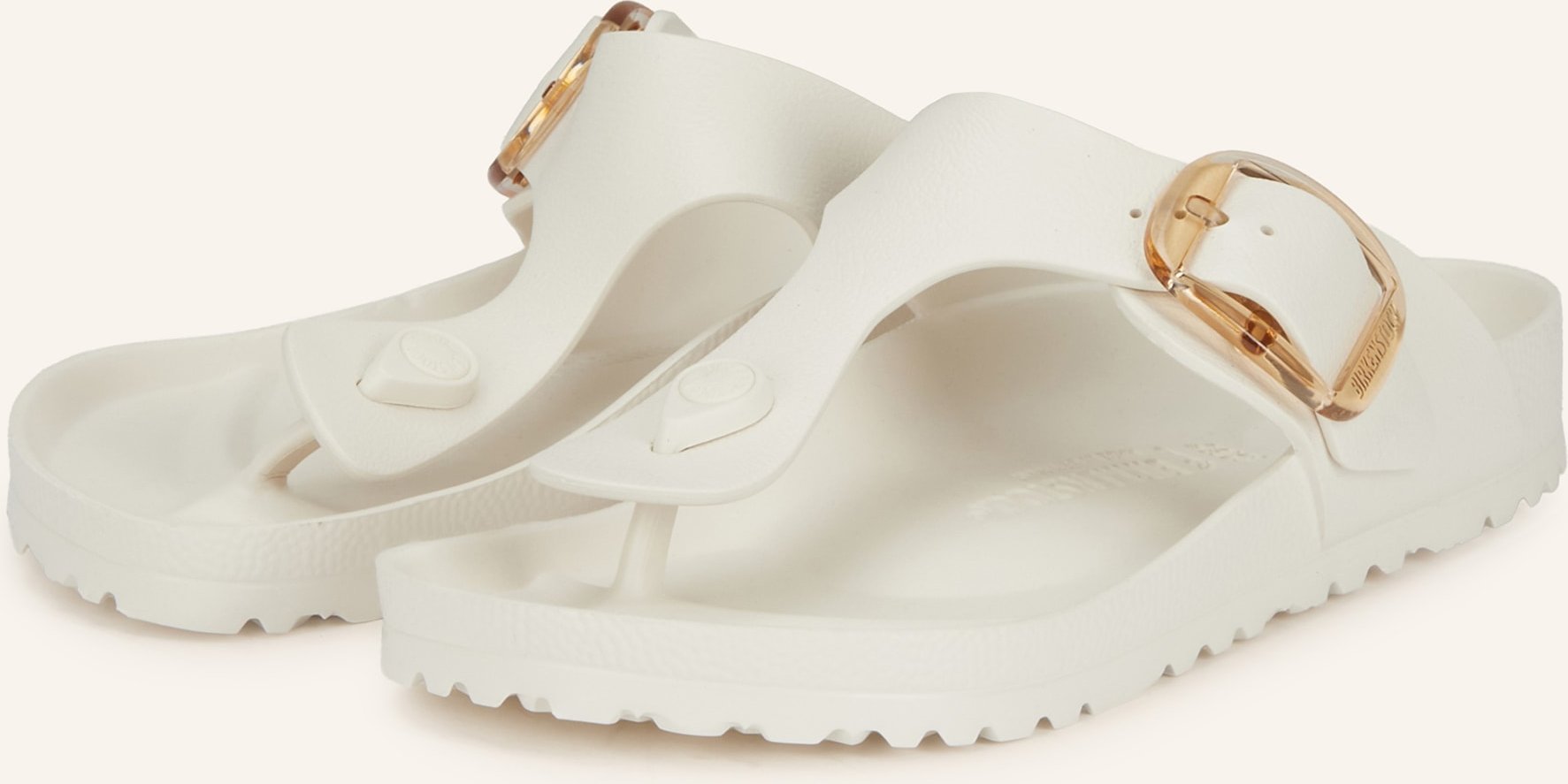 Birkenstock Zehentrenner Gizeh Big Buckle Eva weiss