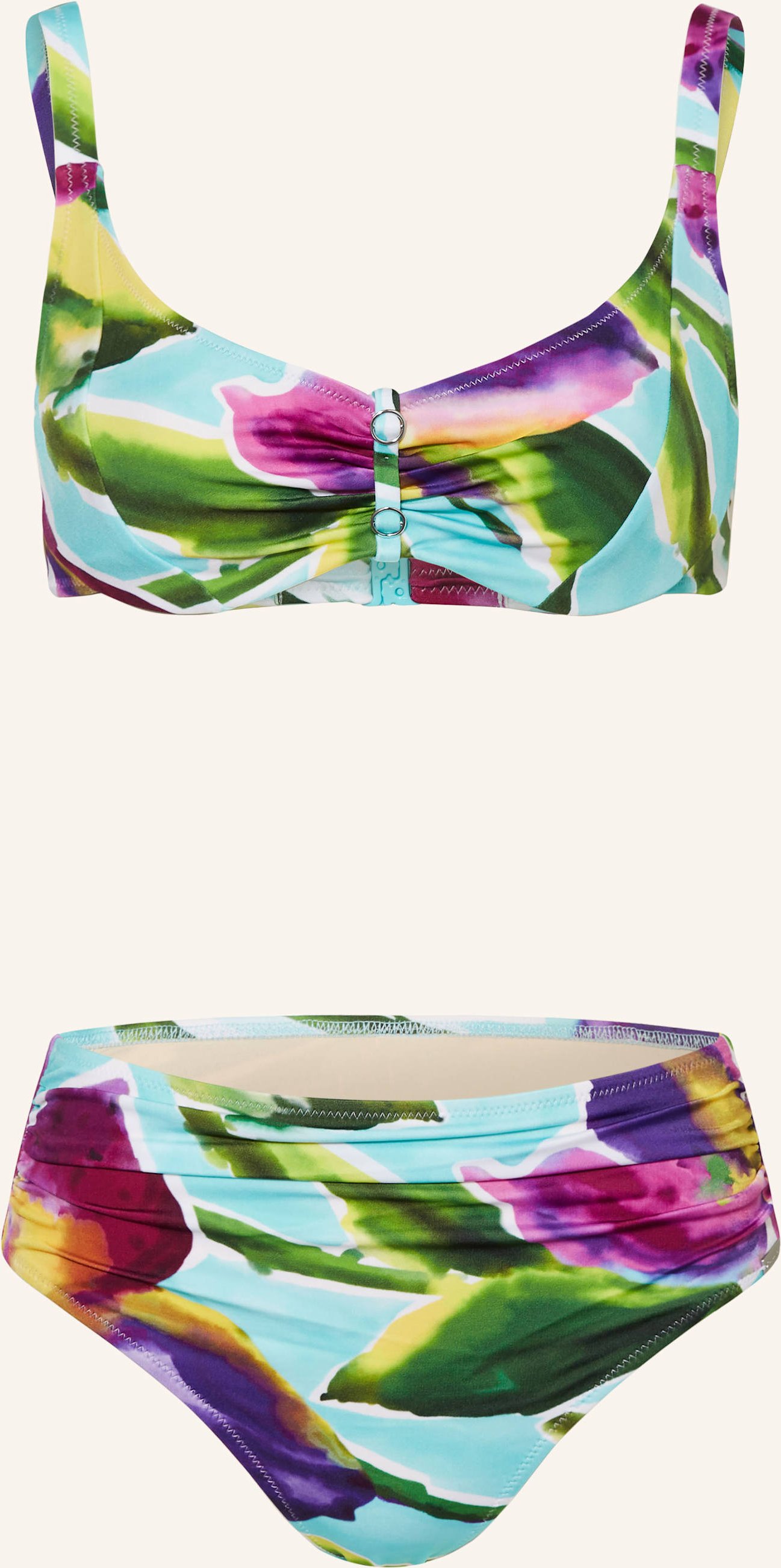 Charmline Bügel-Bikini Summer Aquarelle blau