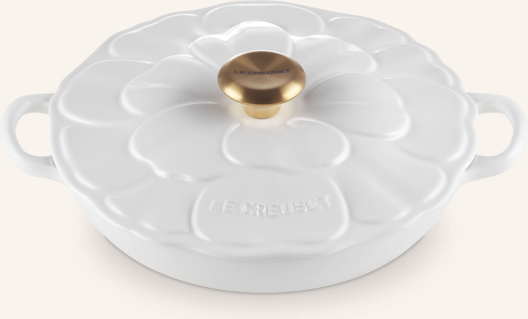Le Creuset Gourmet-Profitopf Blume weiss