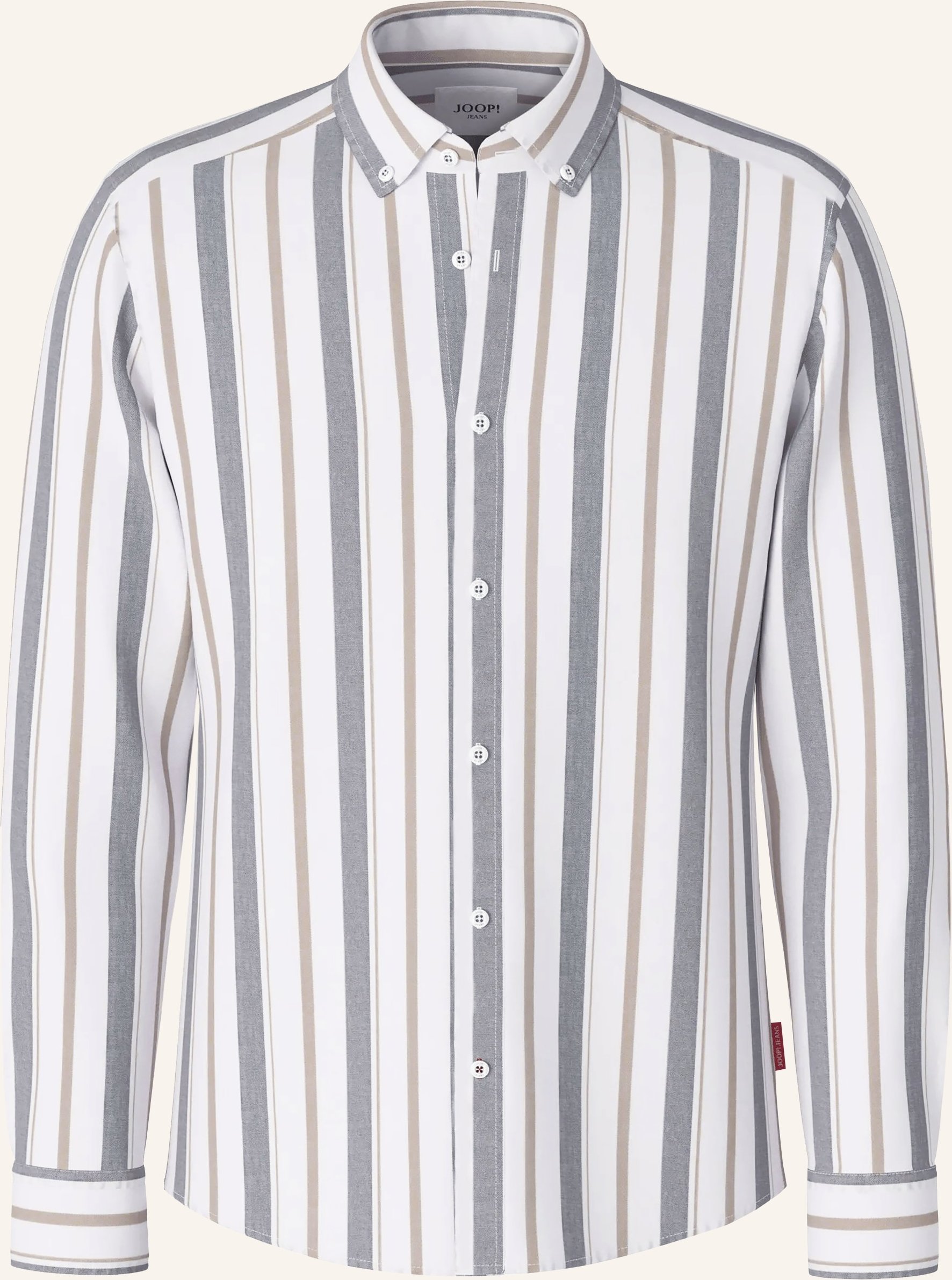 Joop! Jeans Hemd Regular Fit beige
