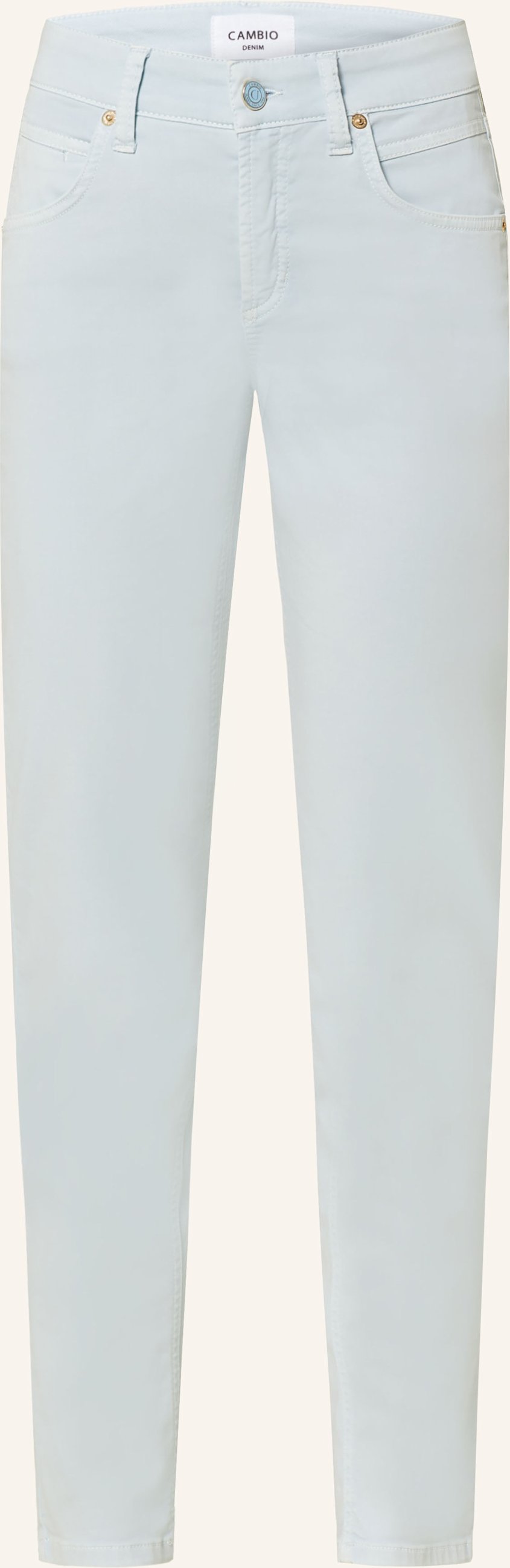 Cambio Cropped Jeans Piper blau