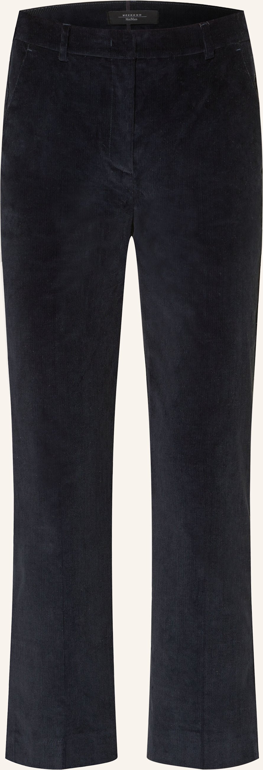 Weekend Max Mara 7/8-Hose Marruca Aus Cord blau