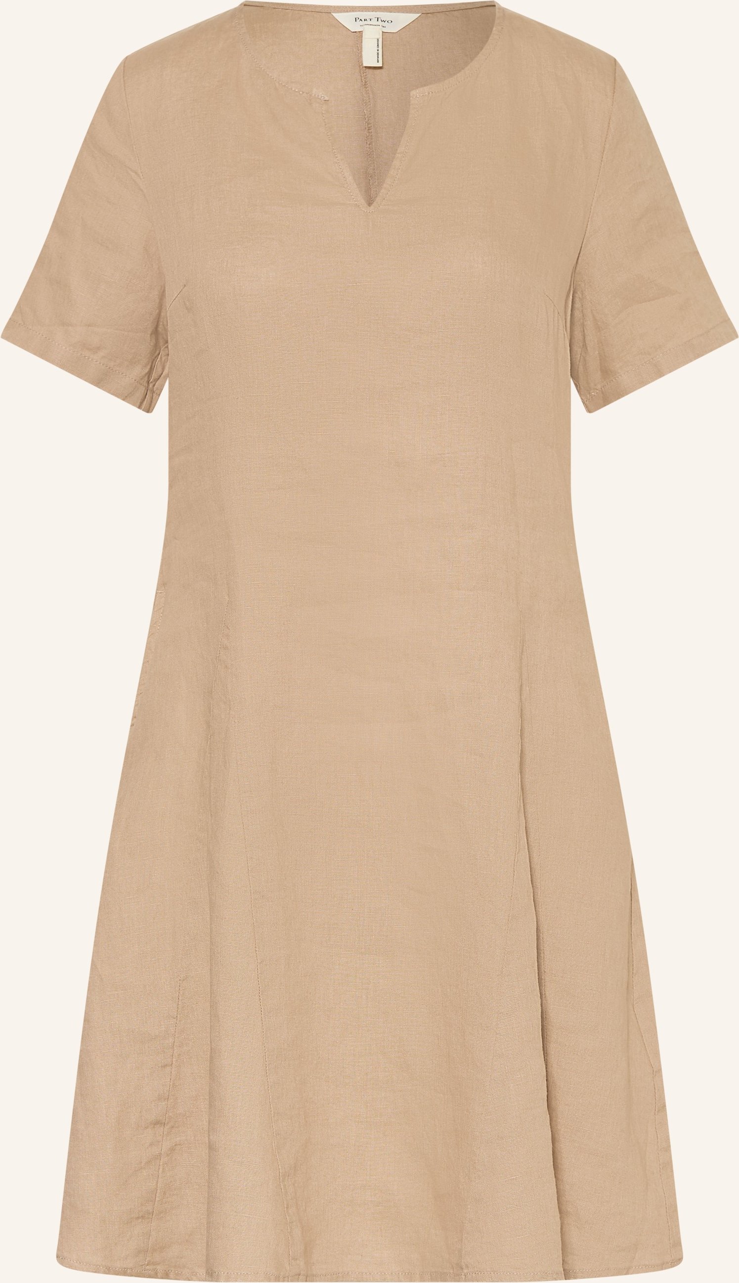 Part Two Leinenkleid Aminasapw beige