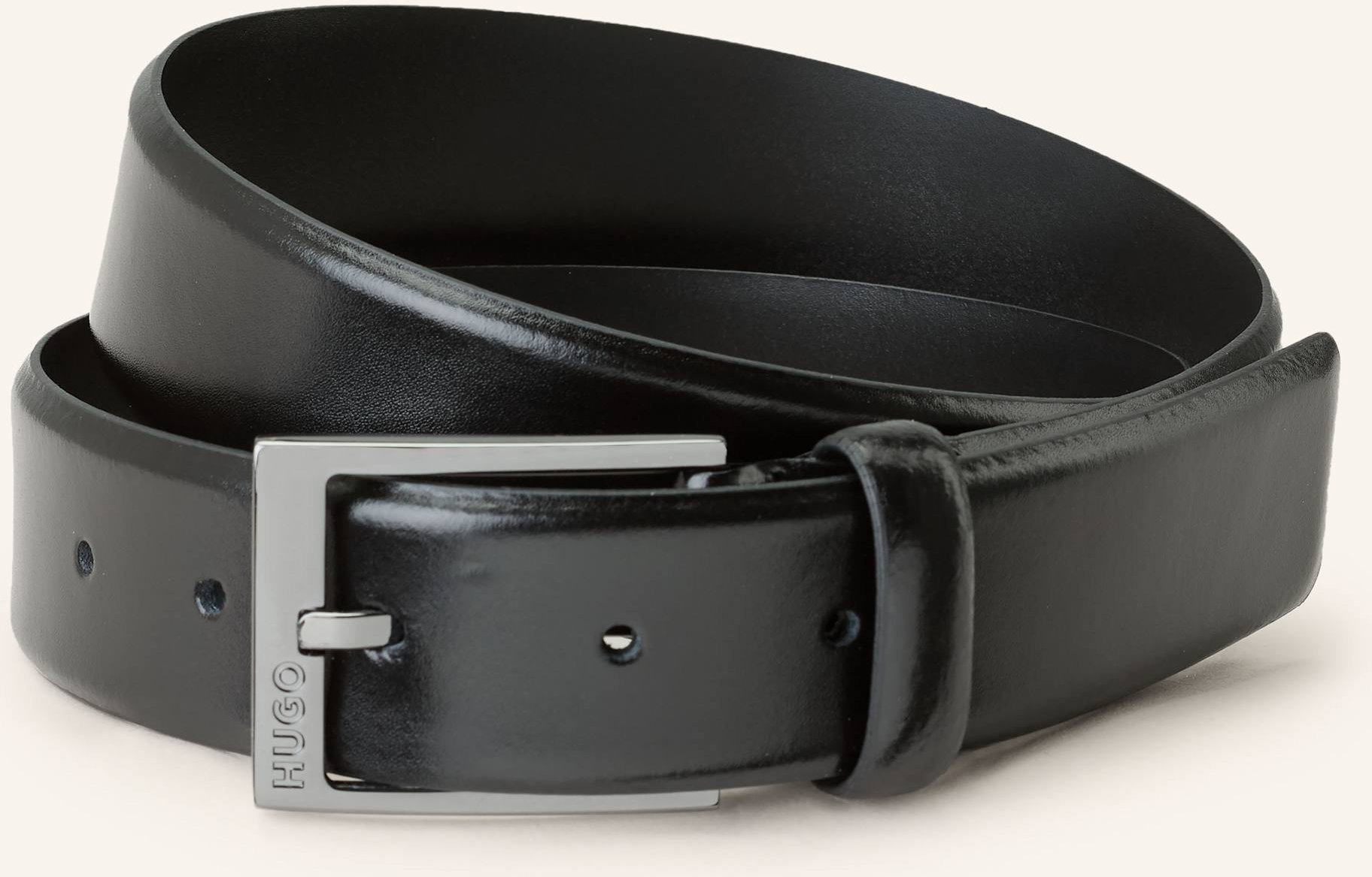Thumbnail - Hugo Ledergürtel Garney schwarz