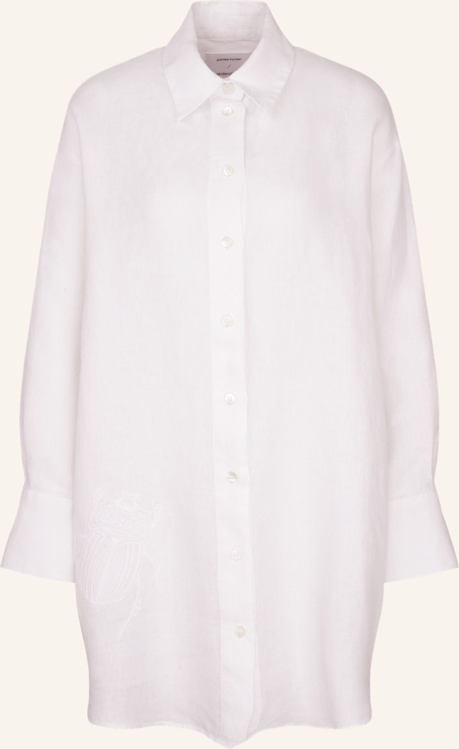 Seidensticker Hemdbluse, Longbluse weiss