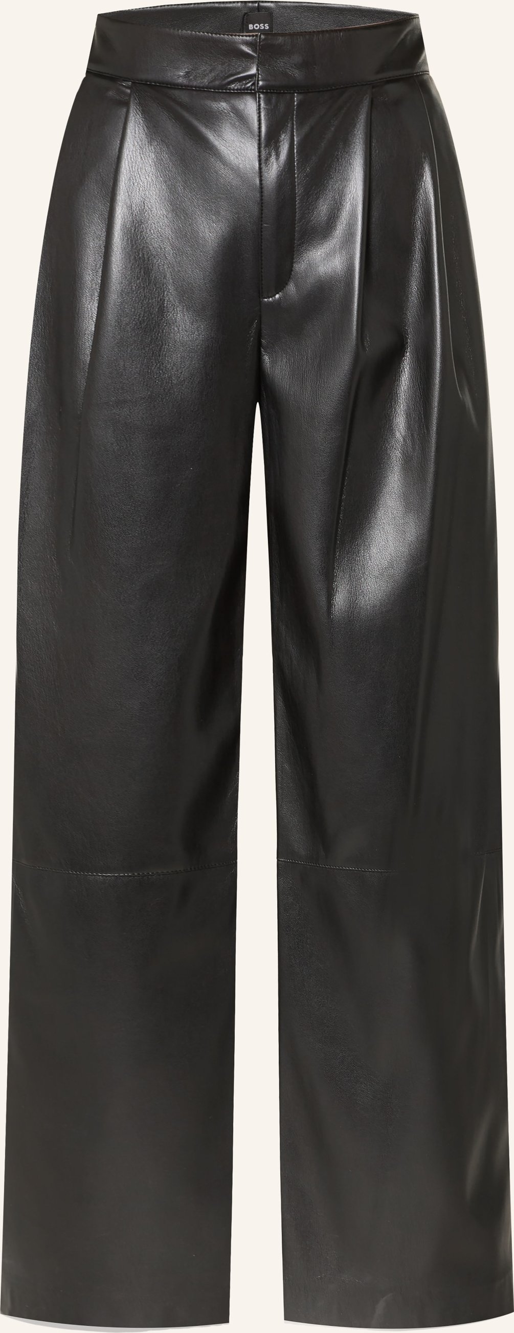 Boss Hose Tadesa In Lederoptik schwarz