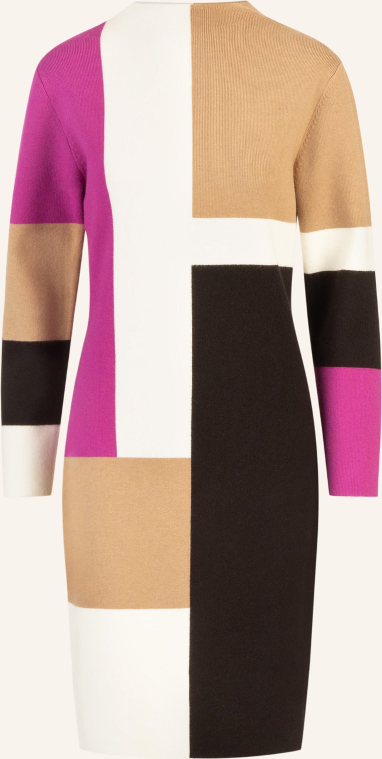 Apart Colorblocking Strickkleid lila