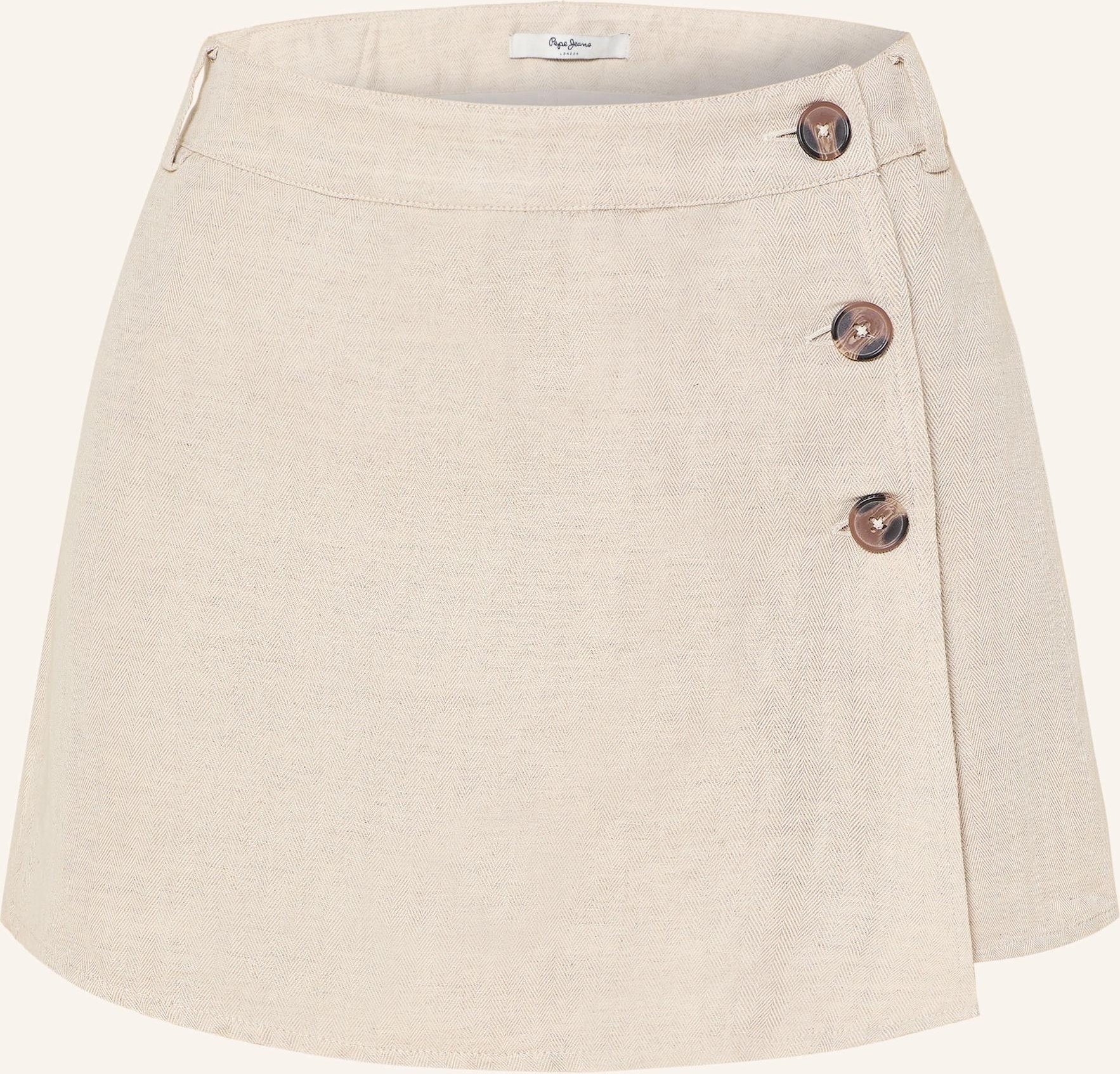 Pepe Jeans Skort Sonia Mit Leinen beige