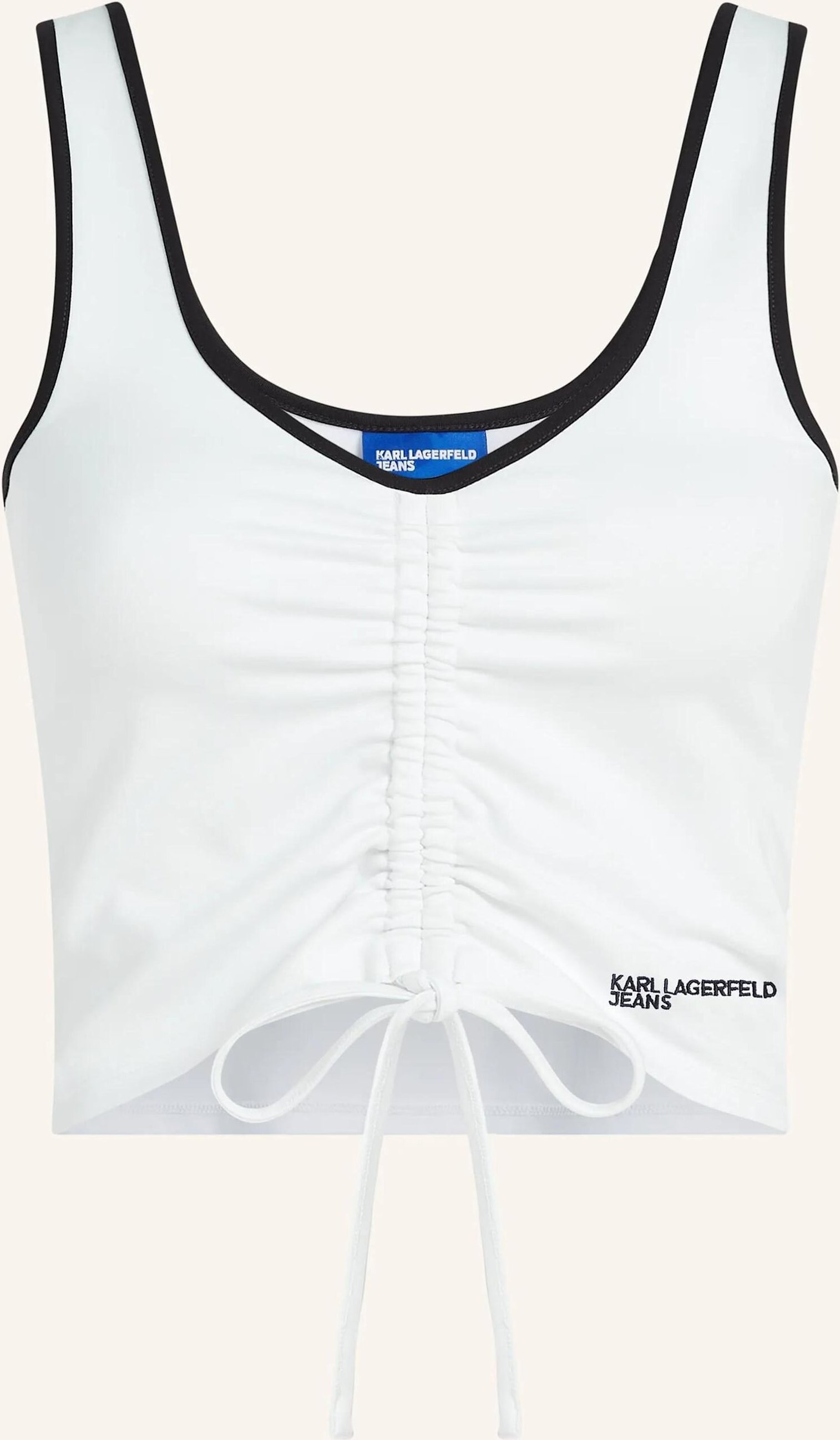 Karl Lagerfeld Jeans Top weiss