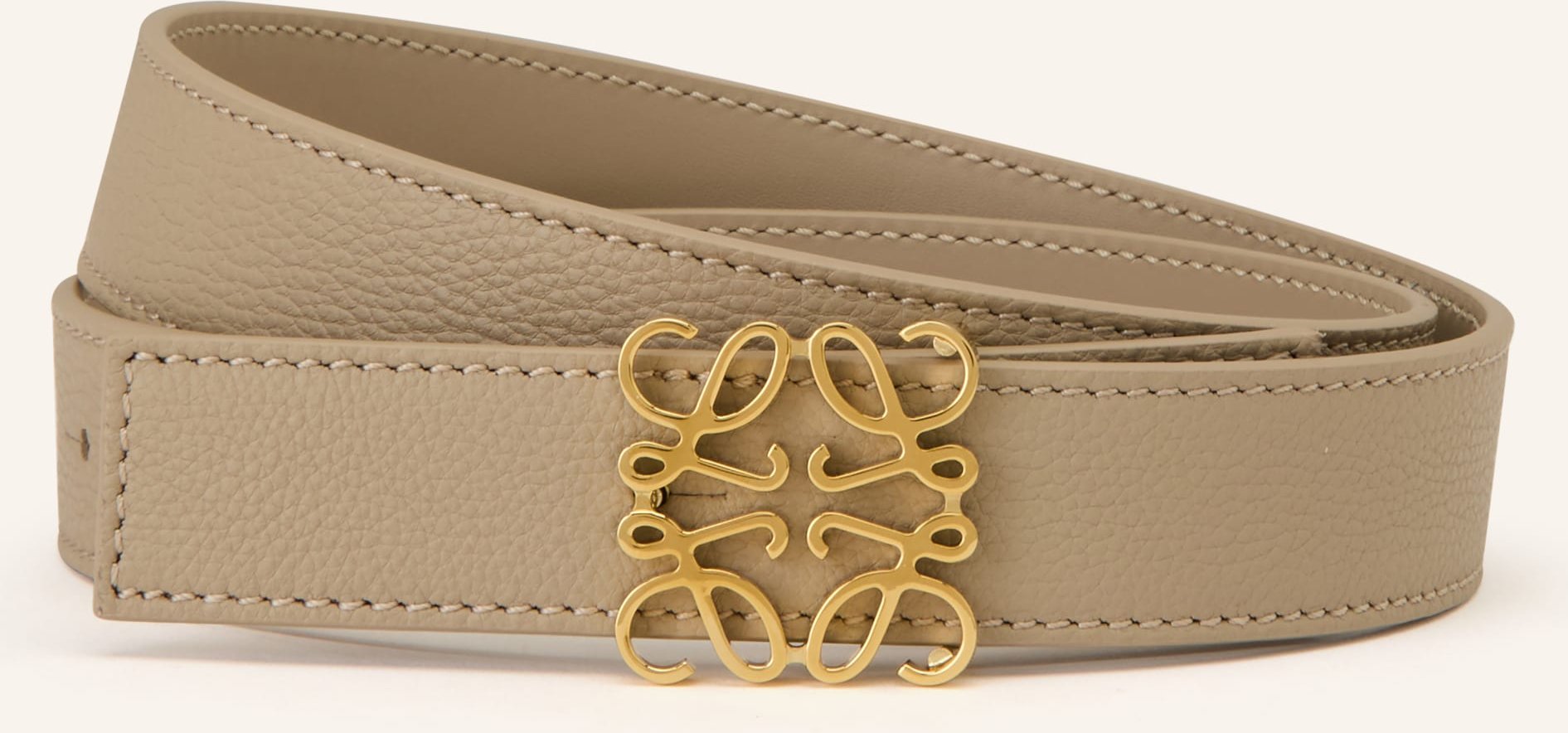 Loewe Wendegürtel Anagram braun