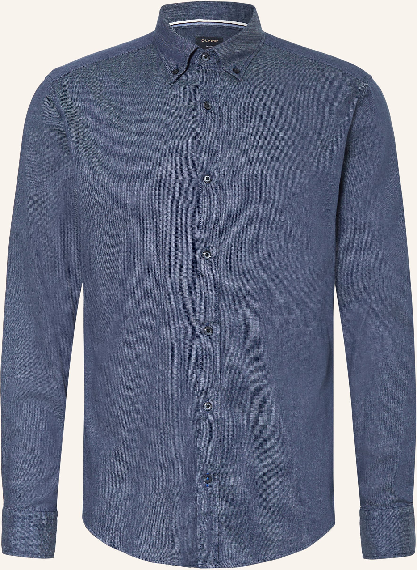 Olymp Hemd Casual Regular Fit blau