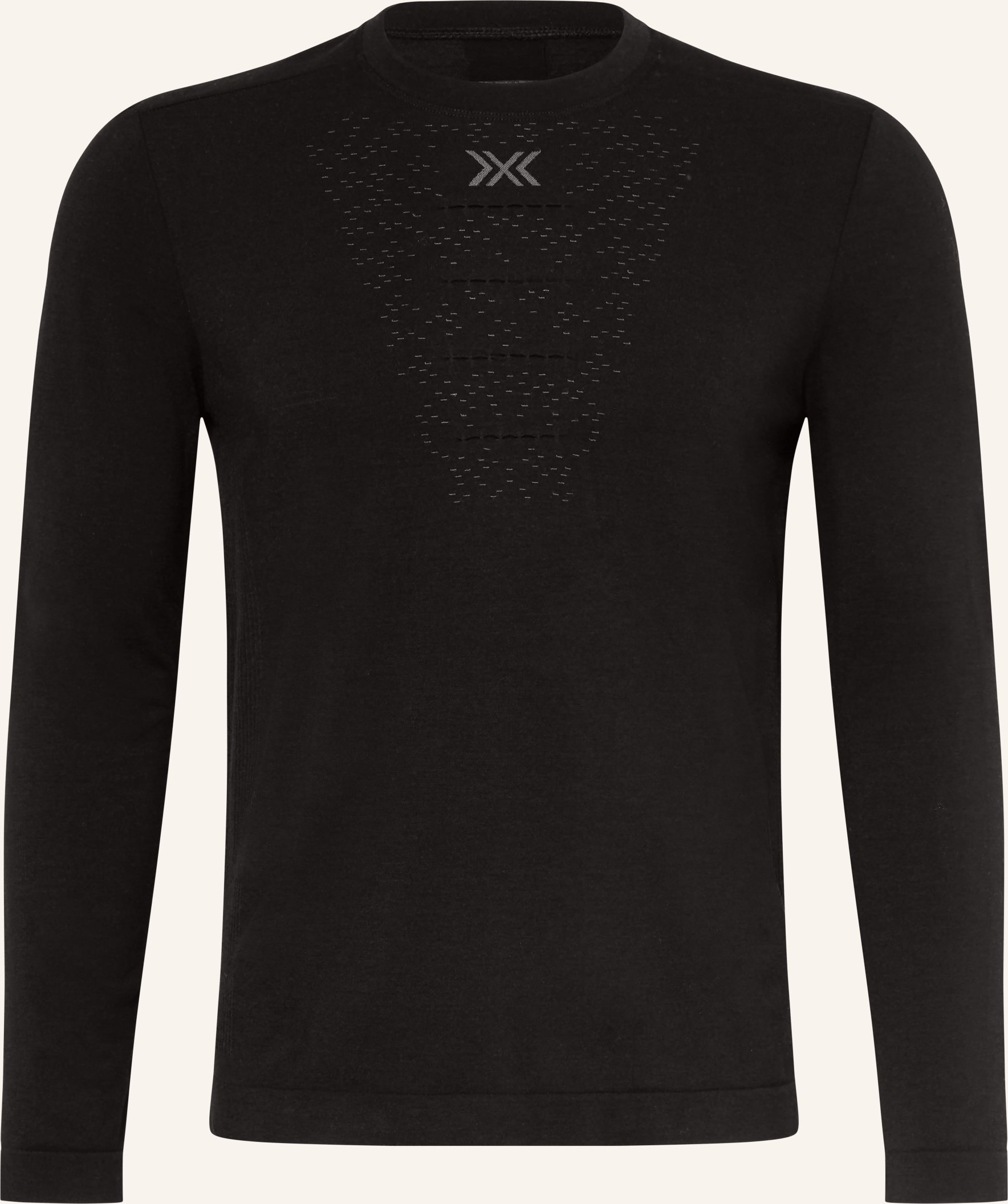 X-Bionic Funktionswäsche-Shirt Mightywool Mit Merinowolle schwarz