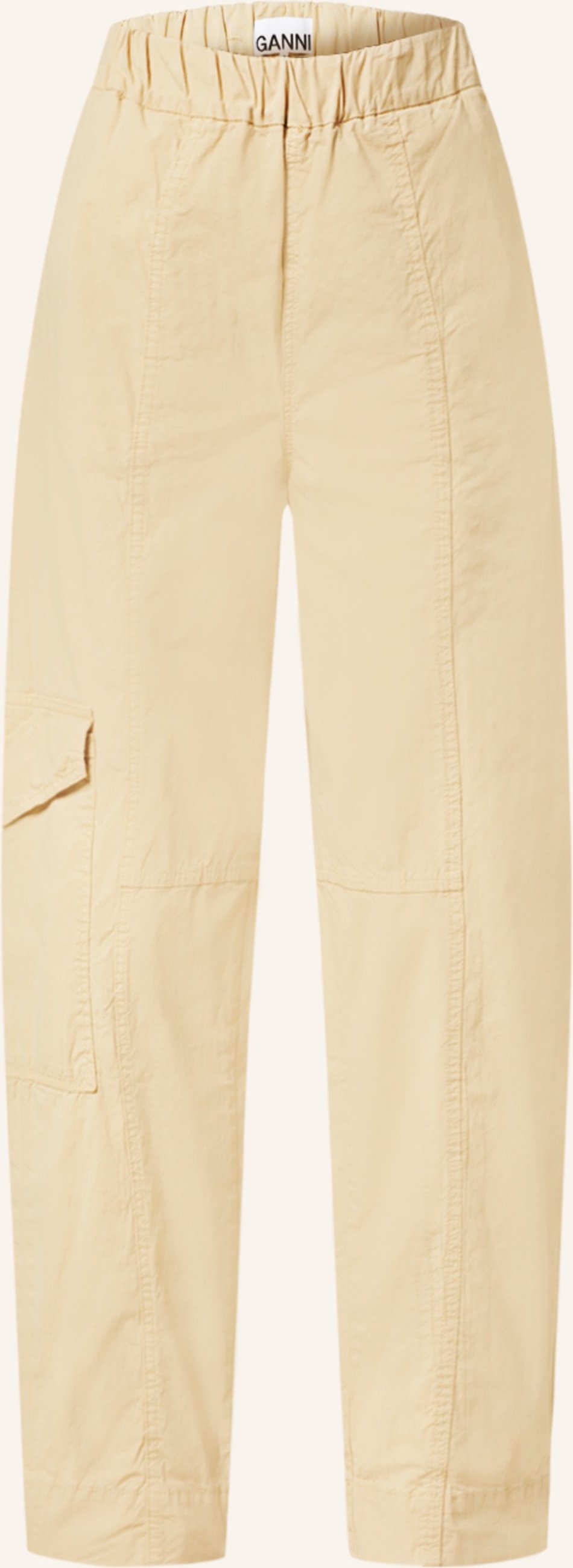 Ganni Cargohose beige