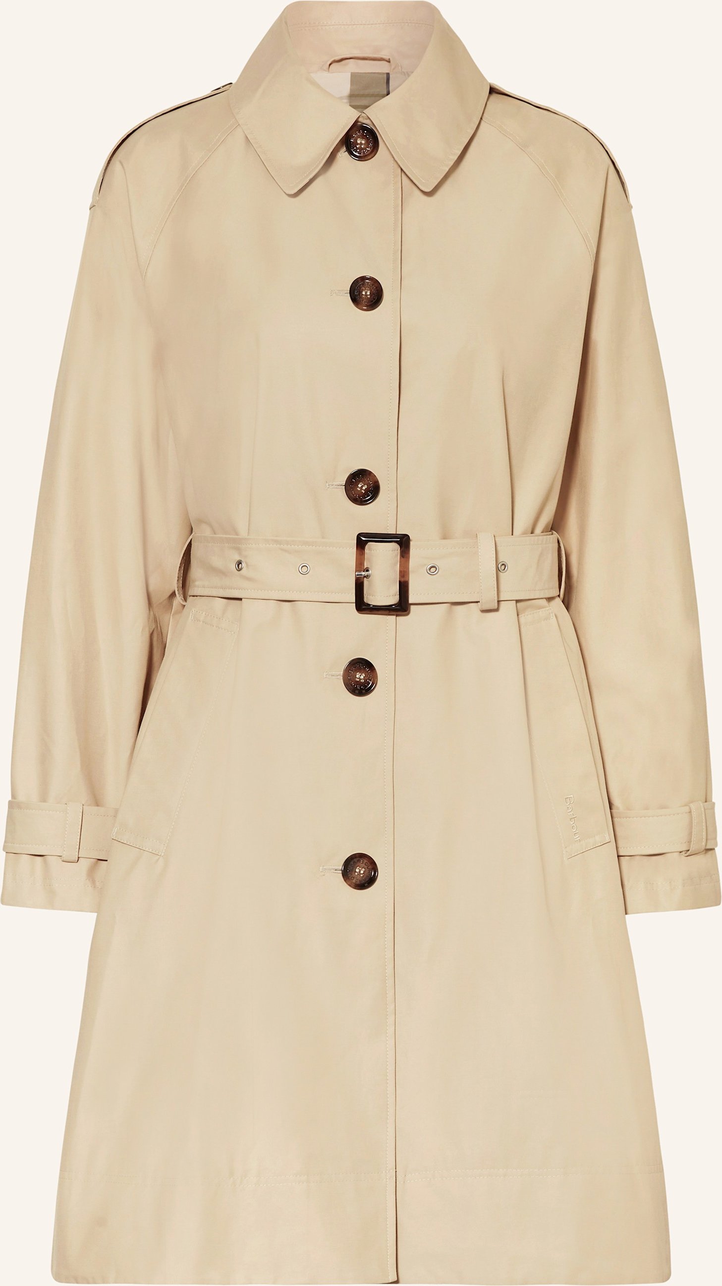 Thumbnail - Barbour Trenchcoat Maia beige