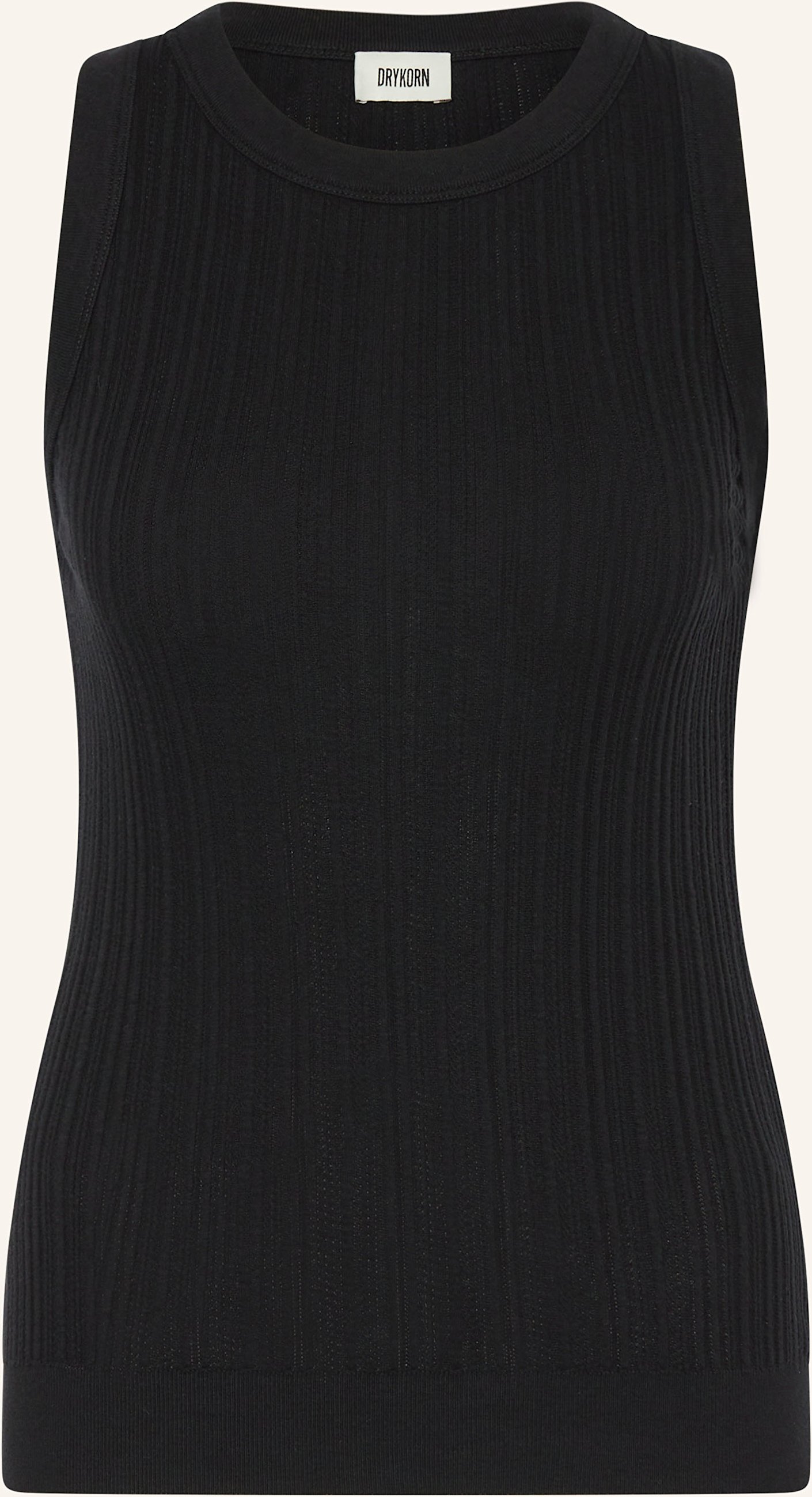 Thumbnail - Drykorn Stricktop Olina schwarz