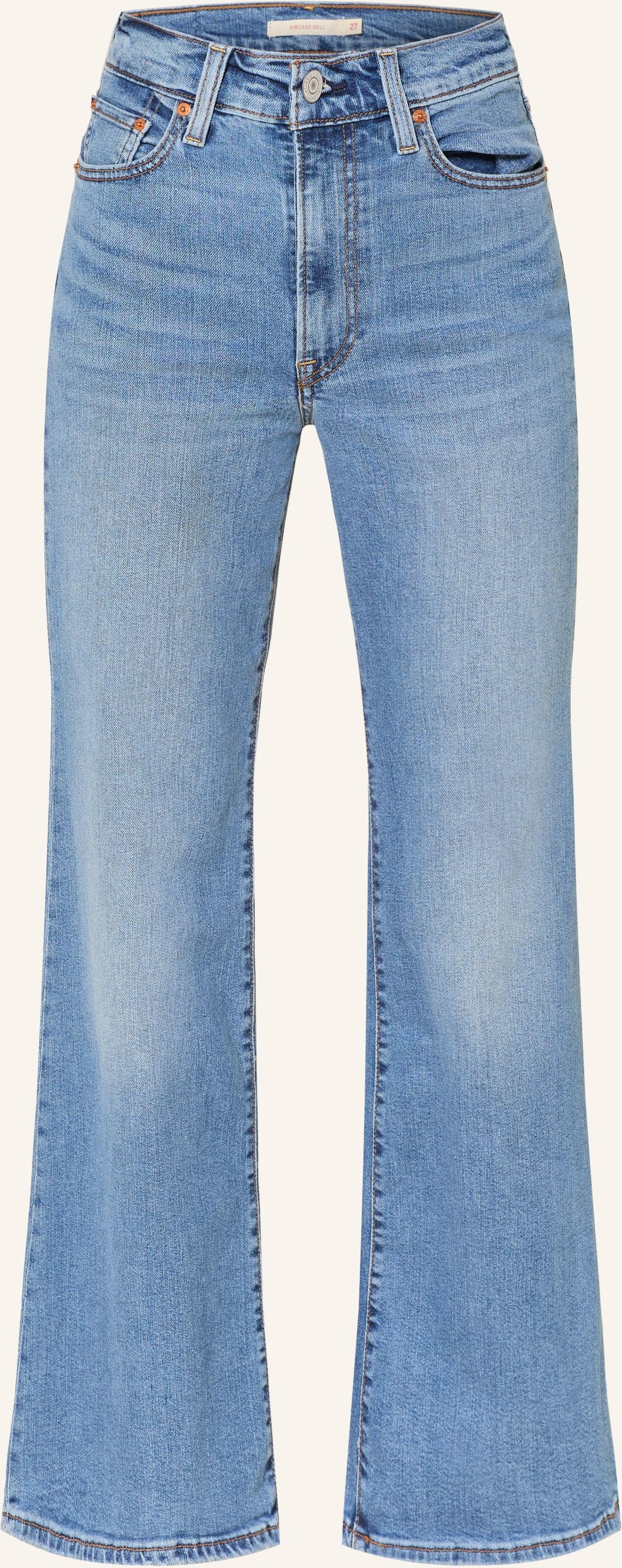 Levi's® Straight Jeans Ribcage Bells blau