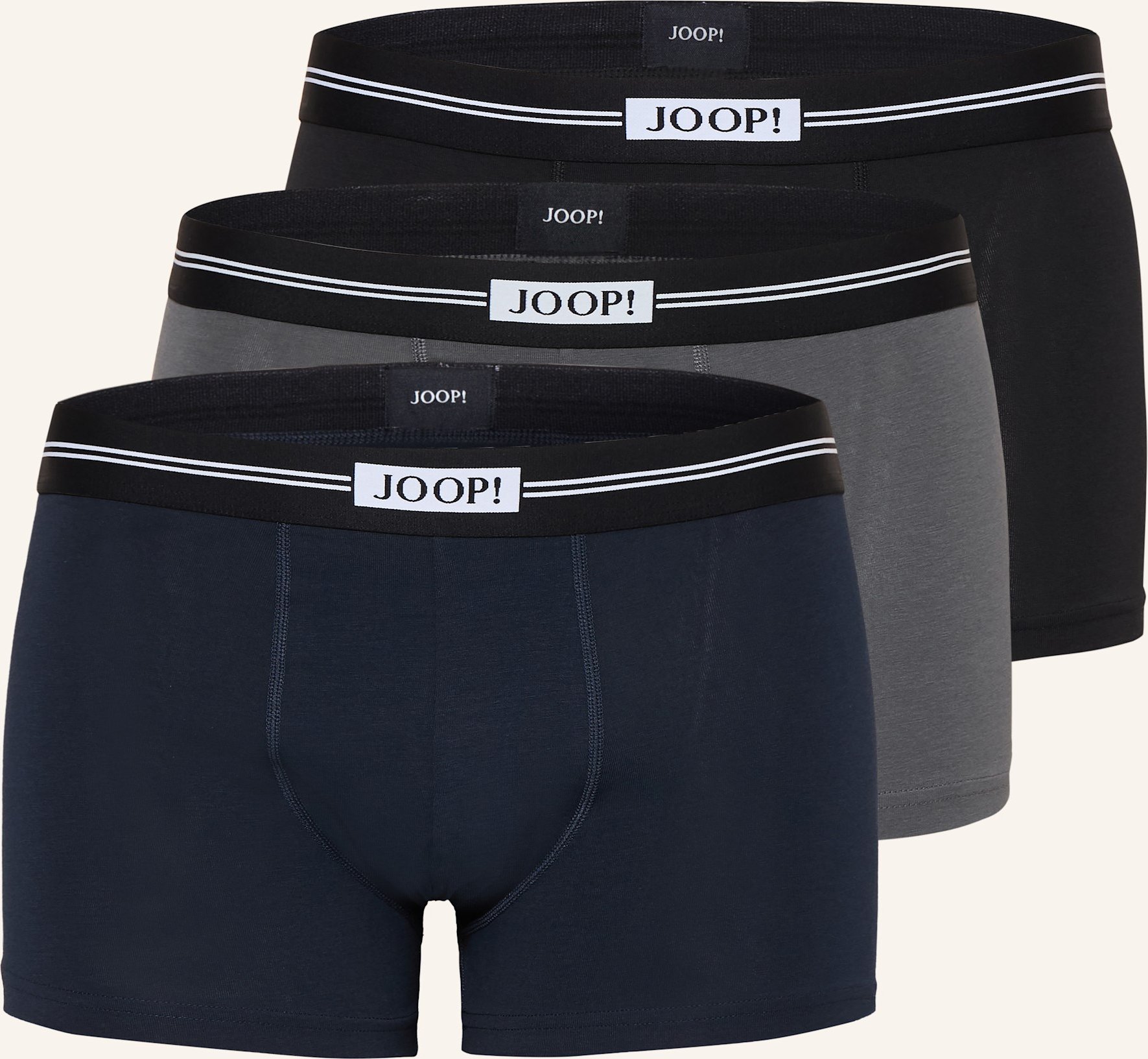 Joop! 3er-Pack Boxershorts blau