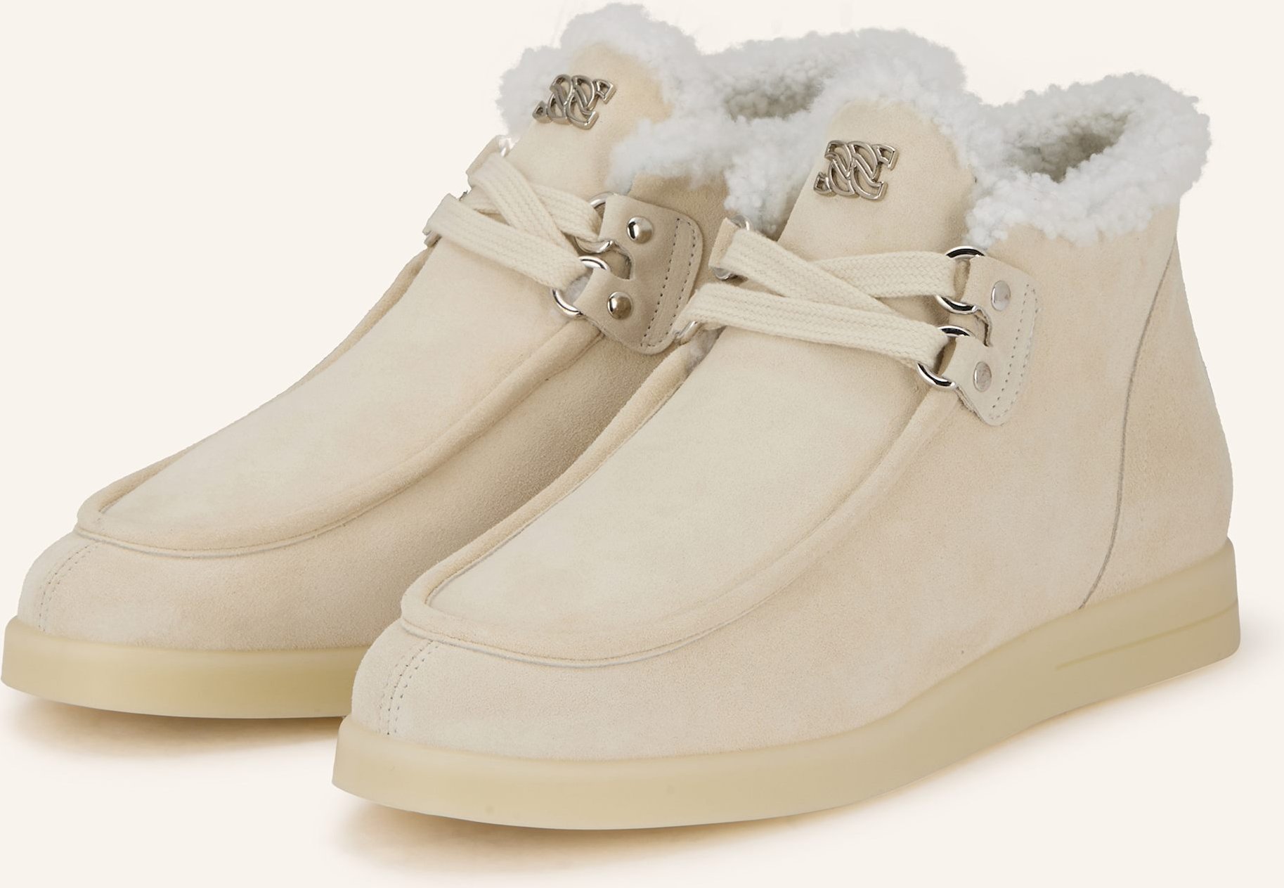 Thumbnail - Casadei Desert-Boots Dami beige
