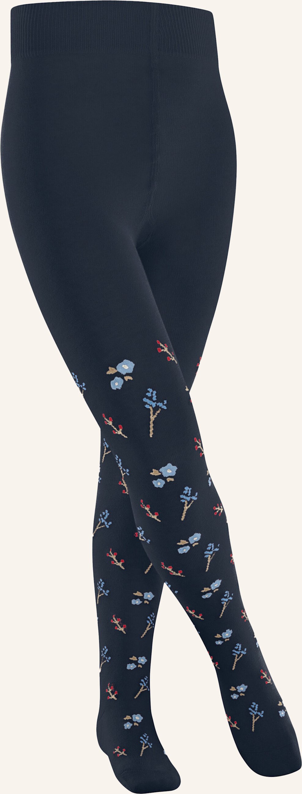 Falke Strumpfhose Little Flowers blau