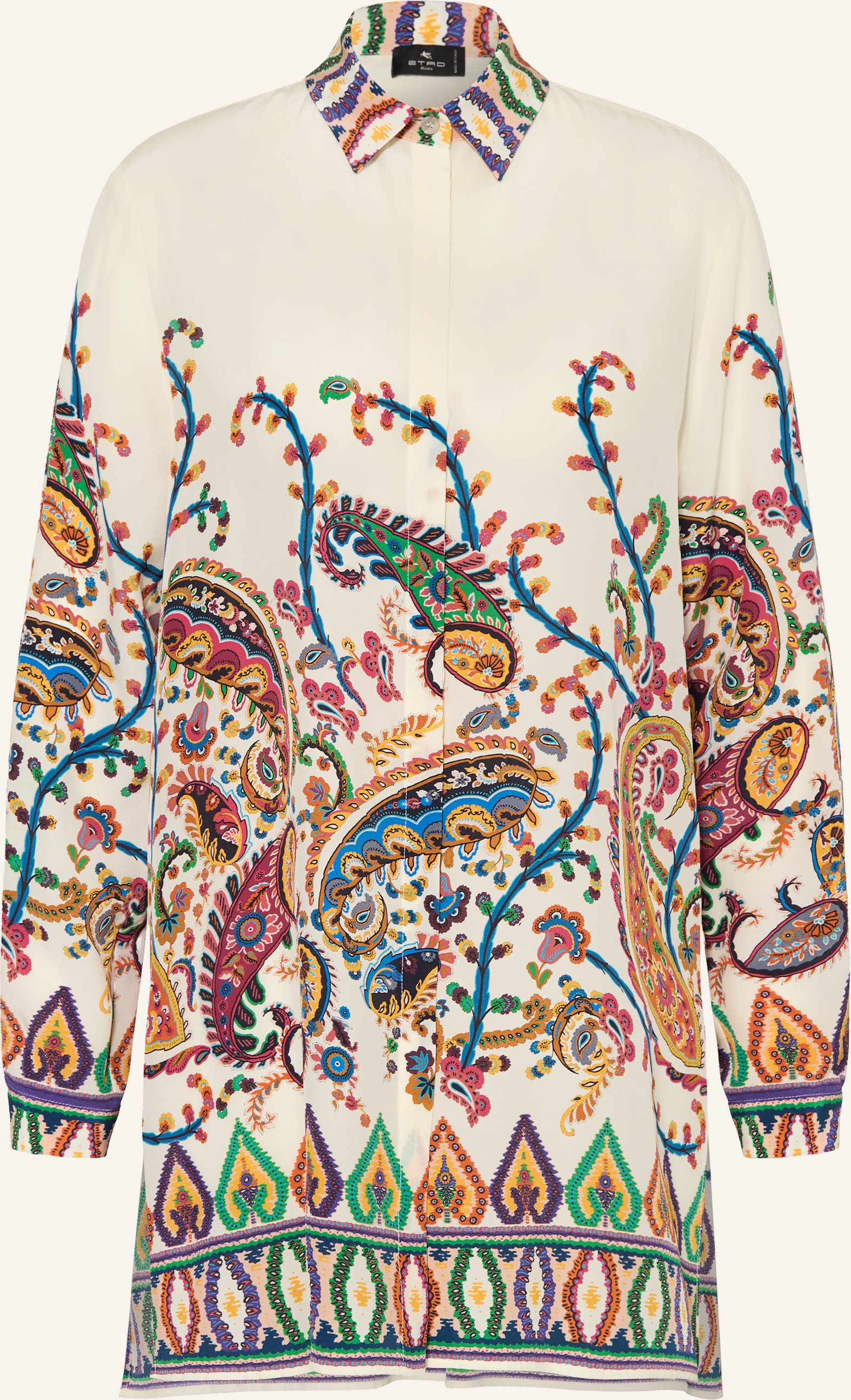 Etro Hemdbluse Aus Seide weiss