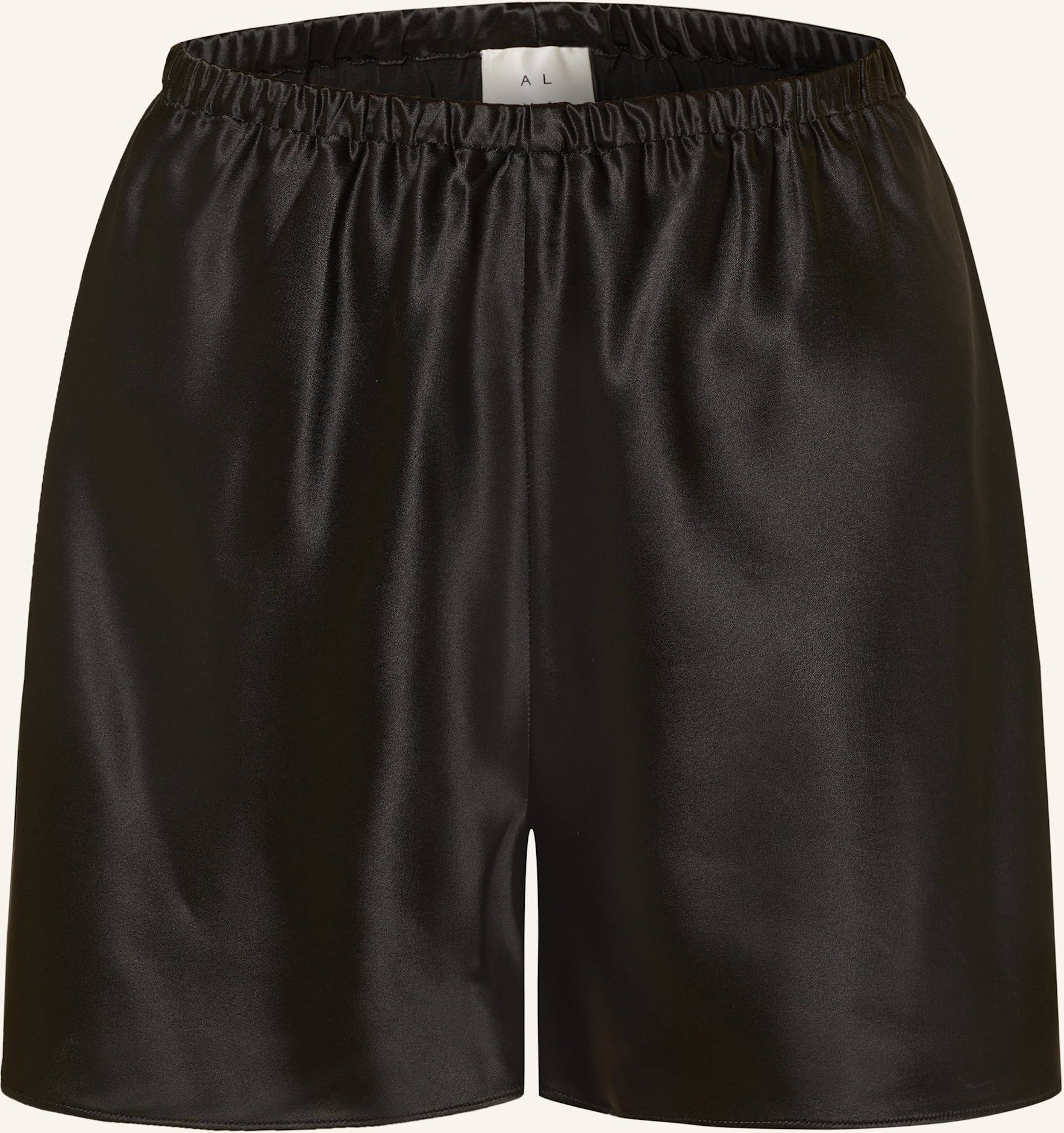 Almada Label Satinshorts Bim schwarz