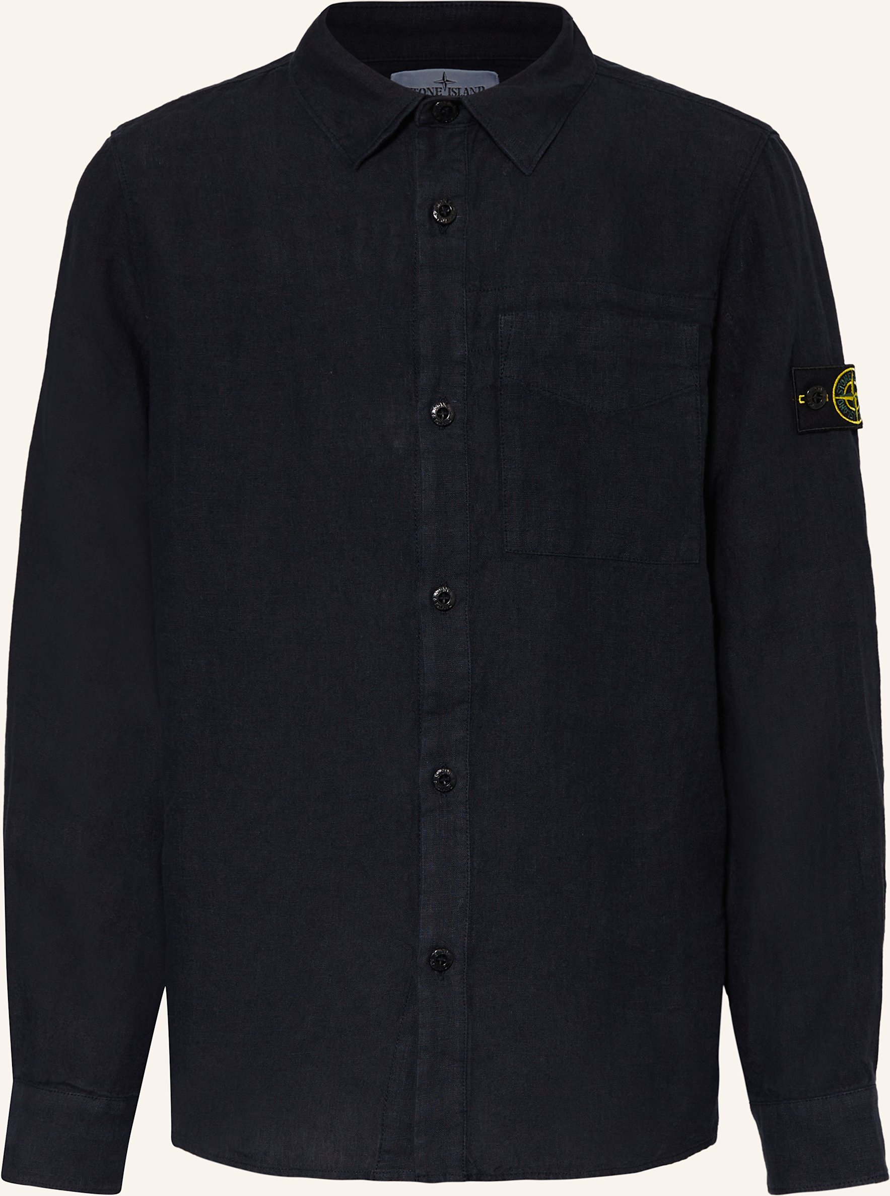Thumbnail - Stone Island Junior Leinenhemd blau